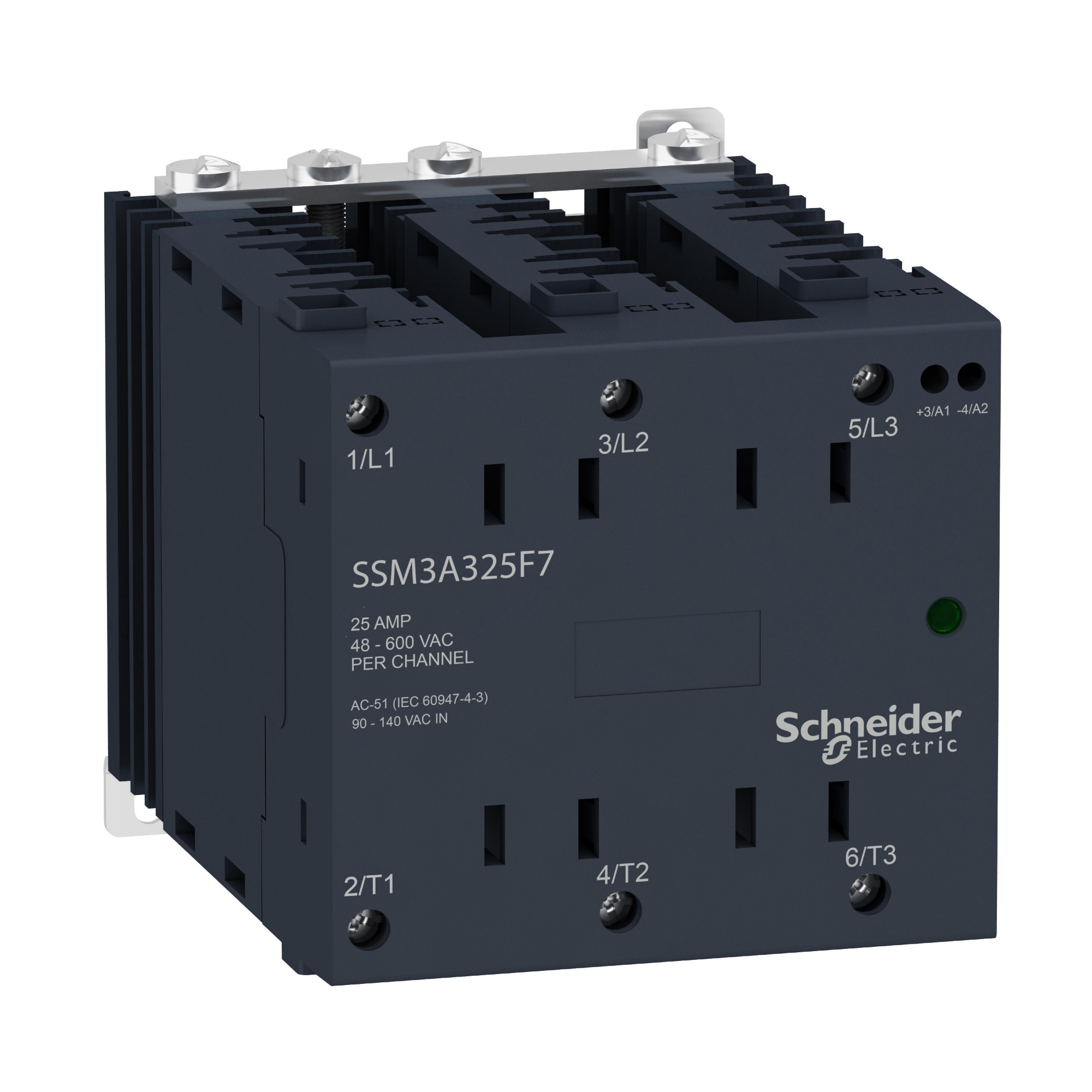 Твердот. реле, ~600 в, 25 а, =4-32 в Schneider Electric, SSM3A325BD