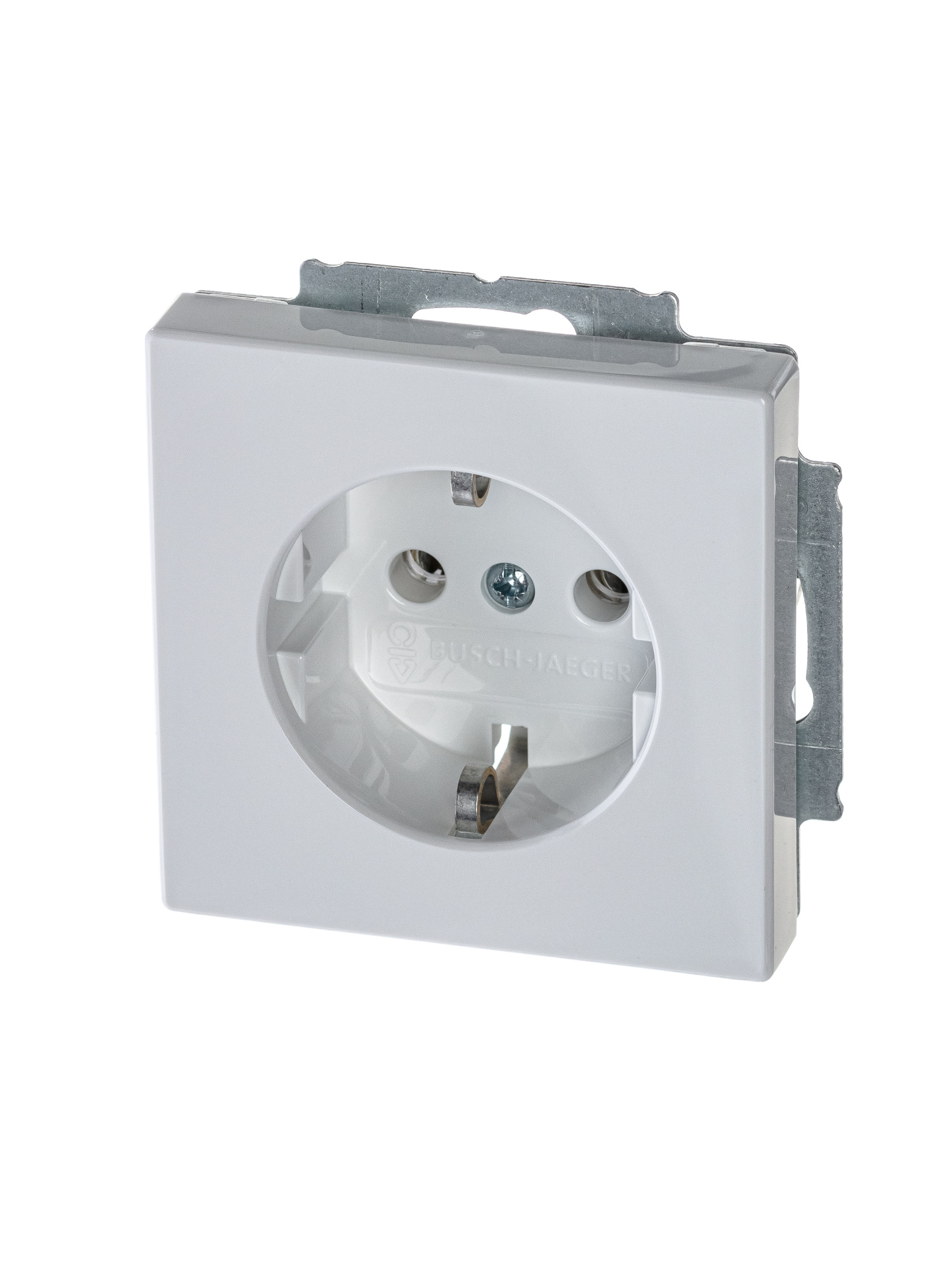 20 EUC-84-500 Розетка SCHUKO 16А 250В (davos/альпийский белый) Solo/Future ABB, 2CKA002011A6207