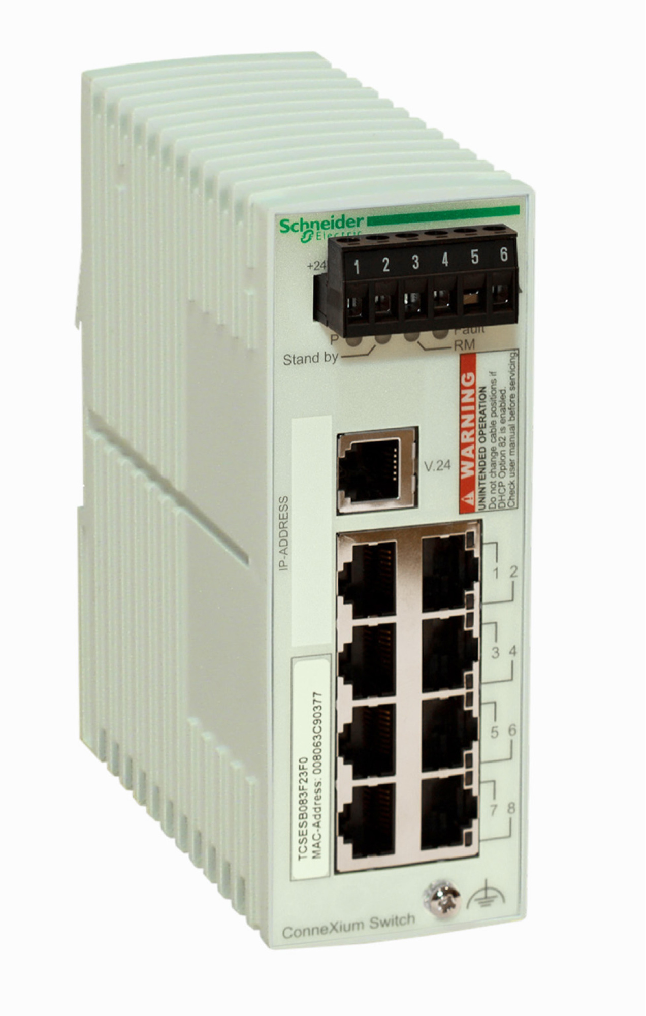Коммутатор connexium (managed) 6tx/2fx-mm, бюджетный Schneider Electric, TCSESB083F2CU0