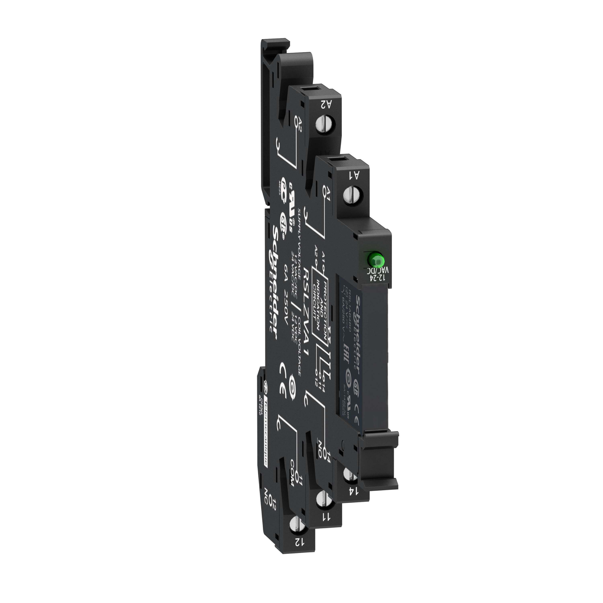 Комплект реле и розетки, винт, 115вас/dc Schneider Electric, RSL1PVFU