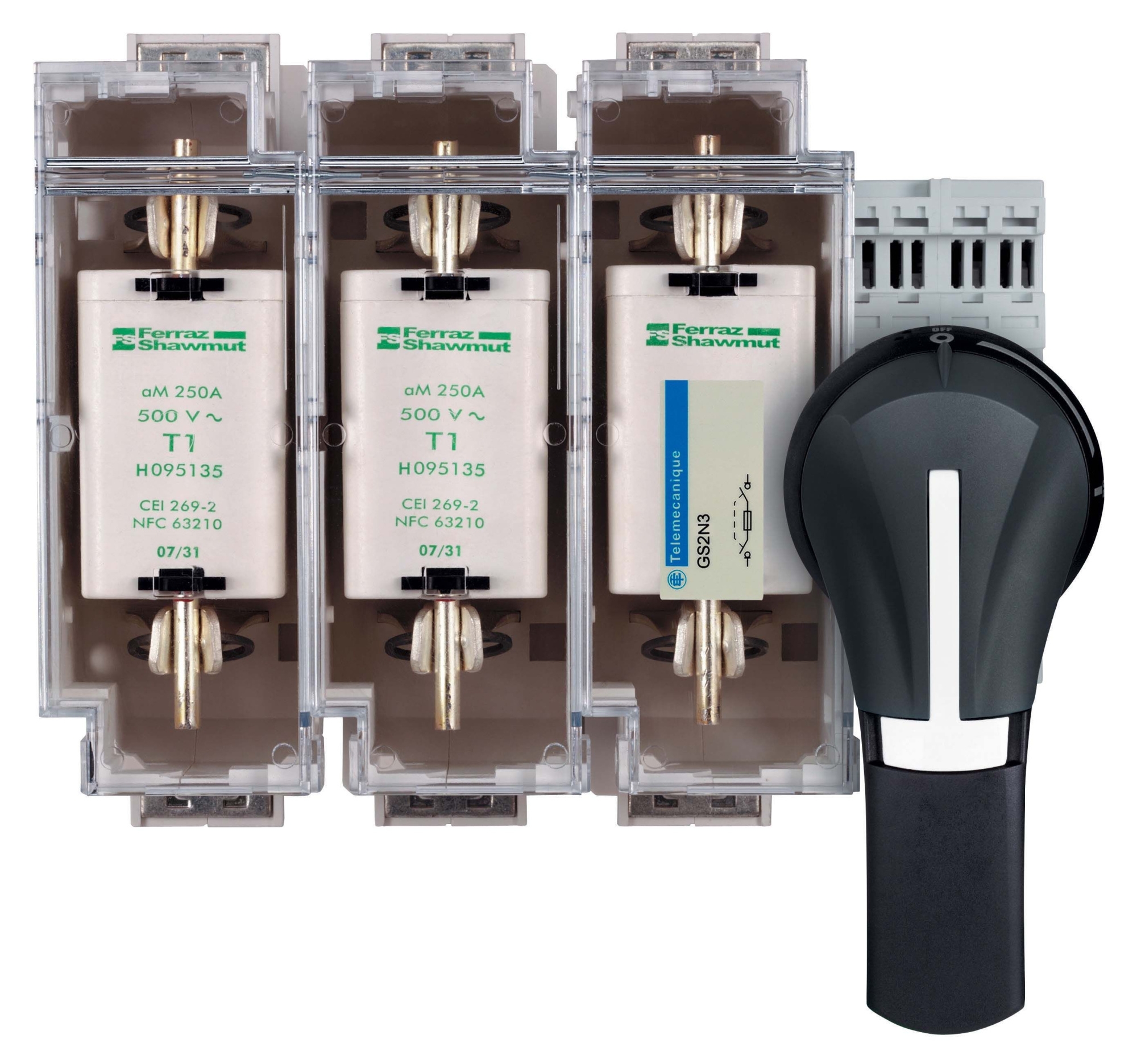 Корп. вкл-раз-предох.3p.размер 1.250a Schneider Electric, GS2N3