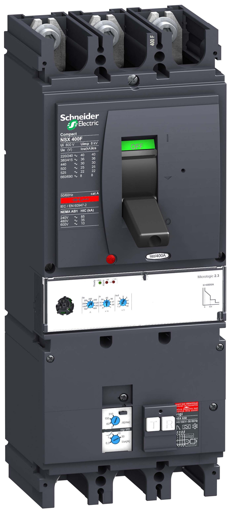 3п3т автом. выкл.mr.2.3 400a viginsx400f Schneider Electric, LV432731