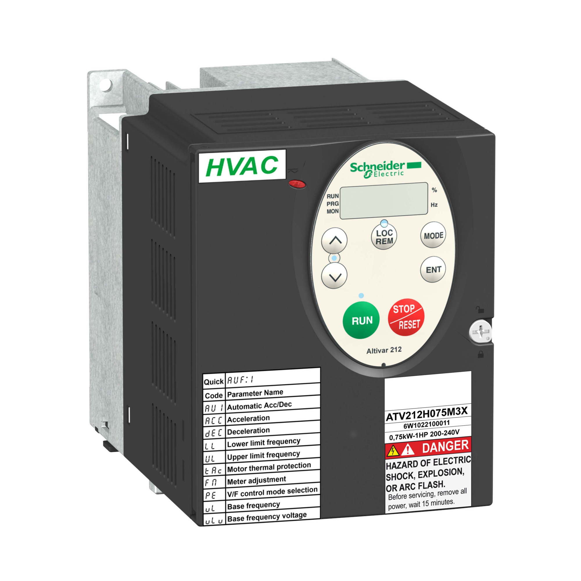 Преобр частоты atv212 1,5 квт 240в ip21 Schneider Electric, ATV212HU15M3X