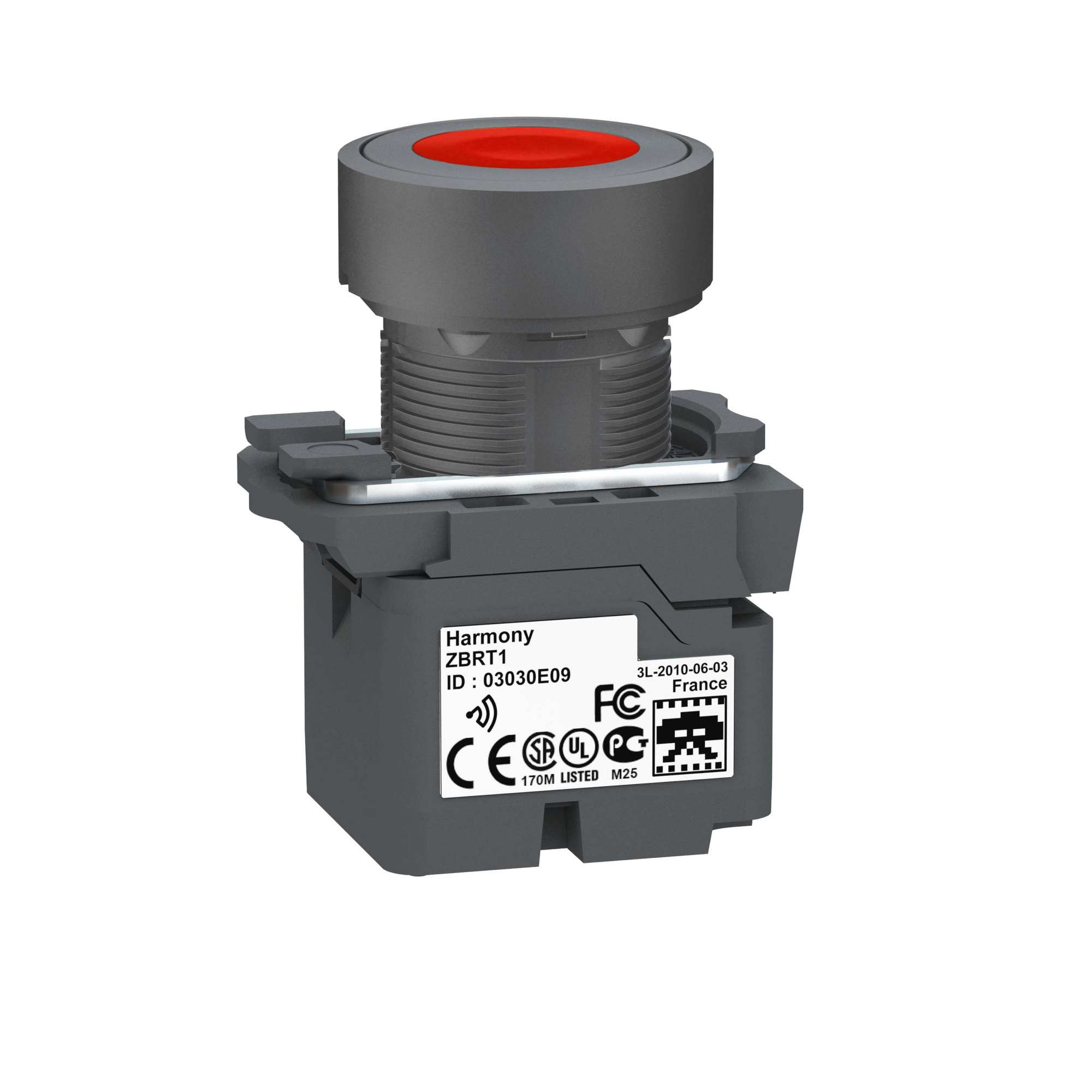 Беспроводная кнопка с красным толкателем zb5rta4 Schneider Electric, ZB5RTA4