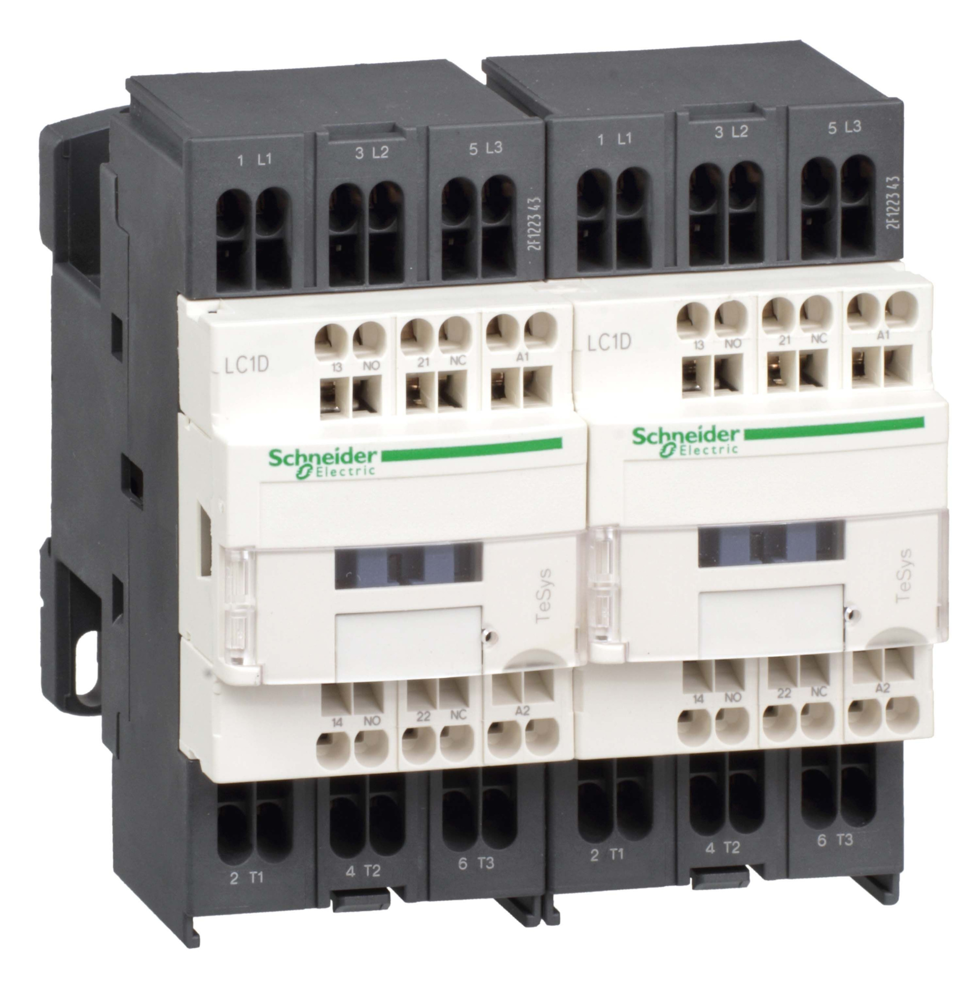 Контактор рев.3р,9a,но+нз,24v dс,пруж Schneider Electric, LC2D093BD