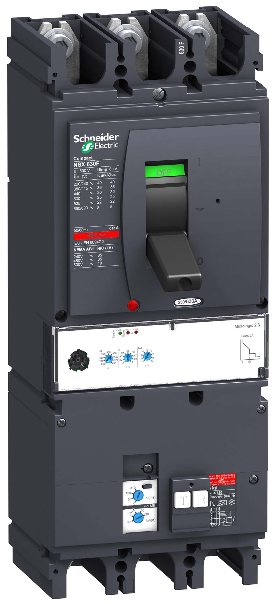 3п3т автом. выкл.mr2.3 630a viginsx630f Schneider Electric, LV432931