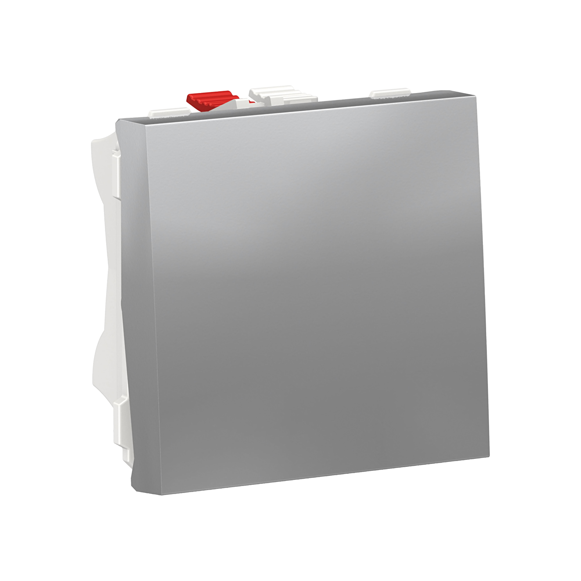 Переключатель 1-клавишный, сх. 6, 10 ax, 250 в, 2 модуля (алюминий) Unica Modular Schneider Electric, NU320330
