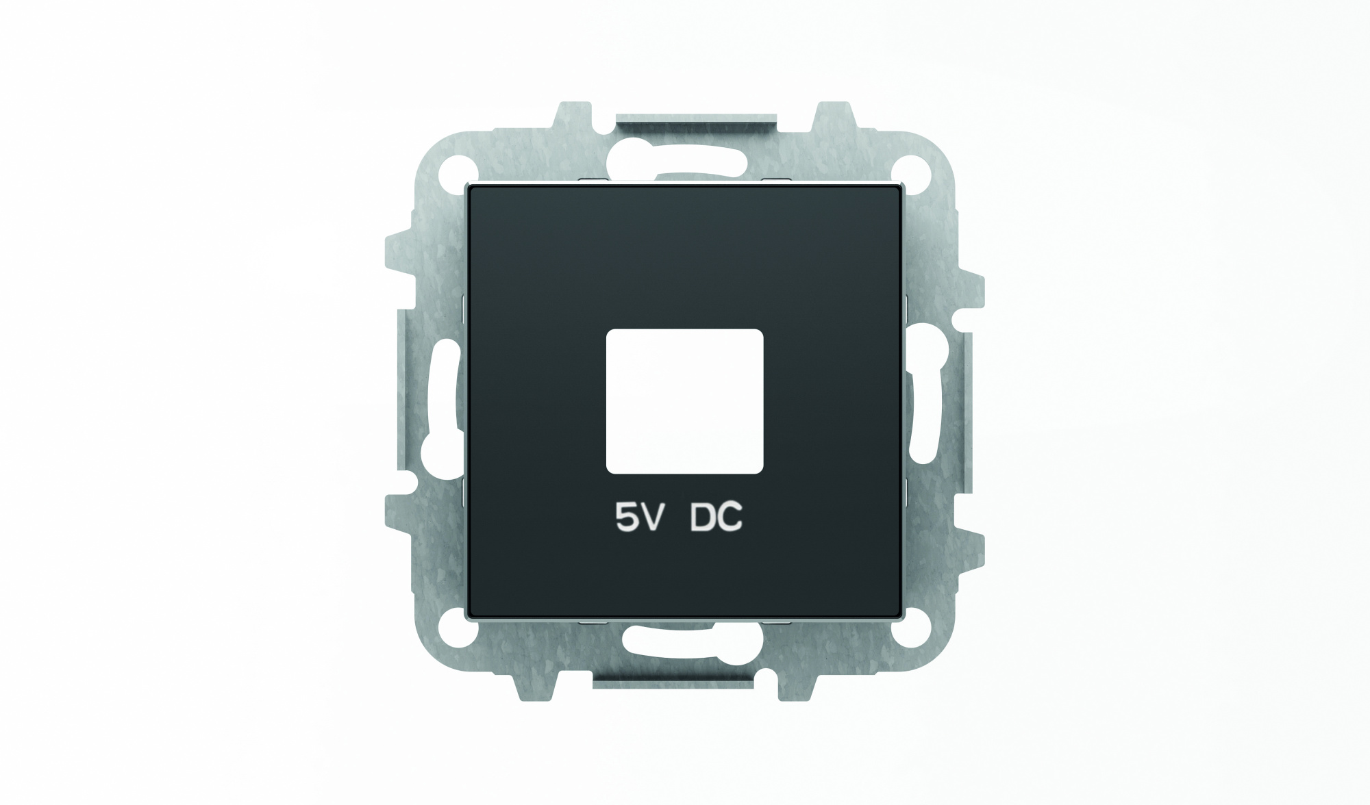 8585 NS Накладка для механизмов зарядного устройства USB,арт.8185,серия SKY, чёрный барх. ABB, 2CLA858500A1501
