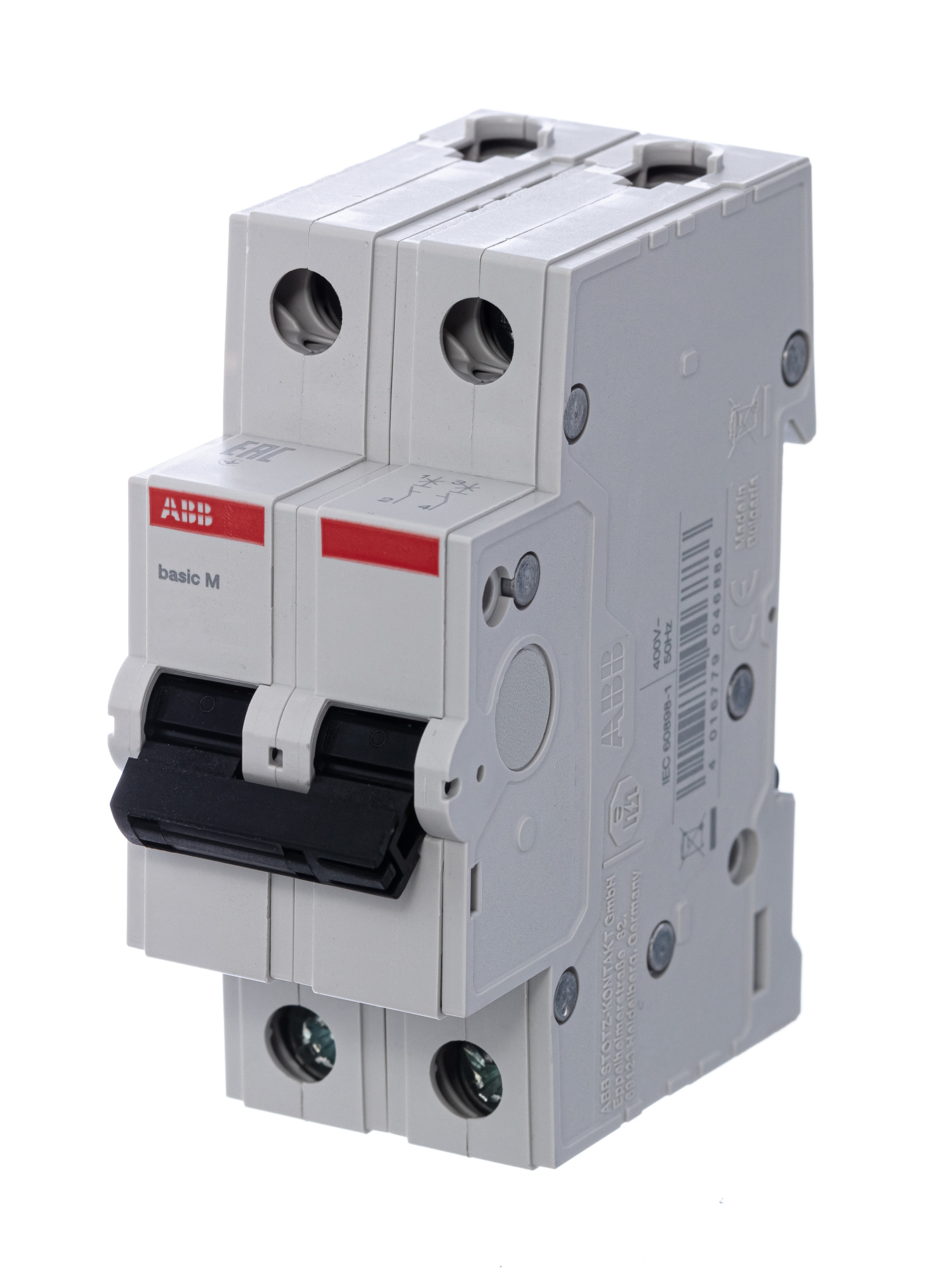 BMS412C20 Автоматический выключатель 2-полюсный, 20А, 4,5kA (хар-ка C) ABB, 2CDS642041R0204
