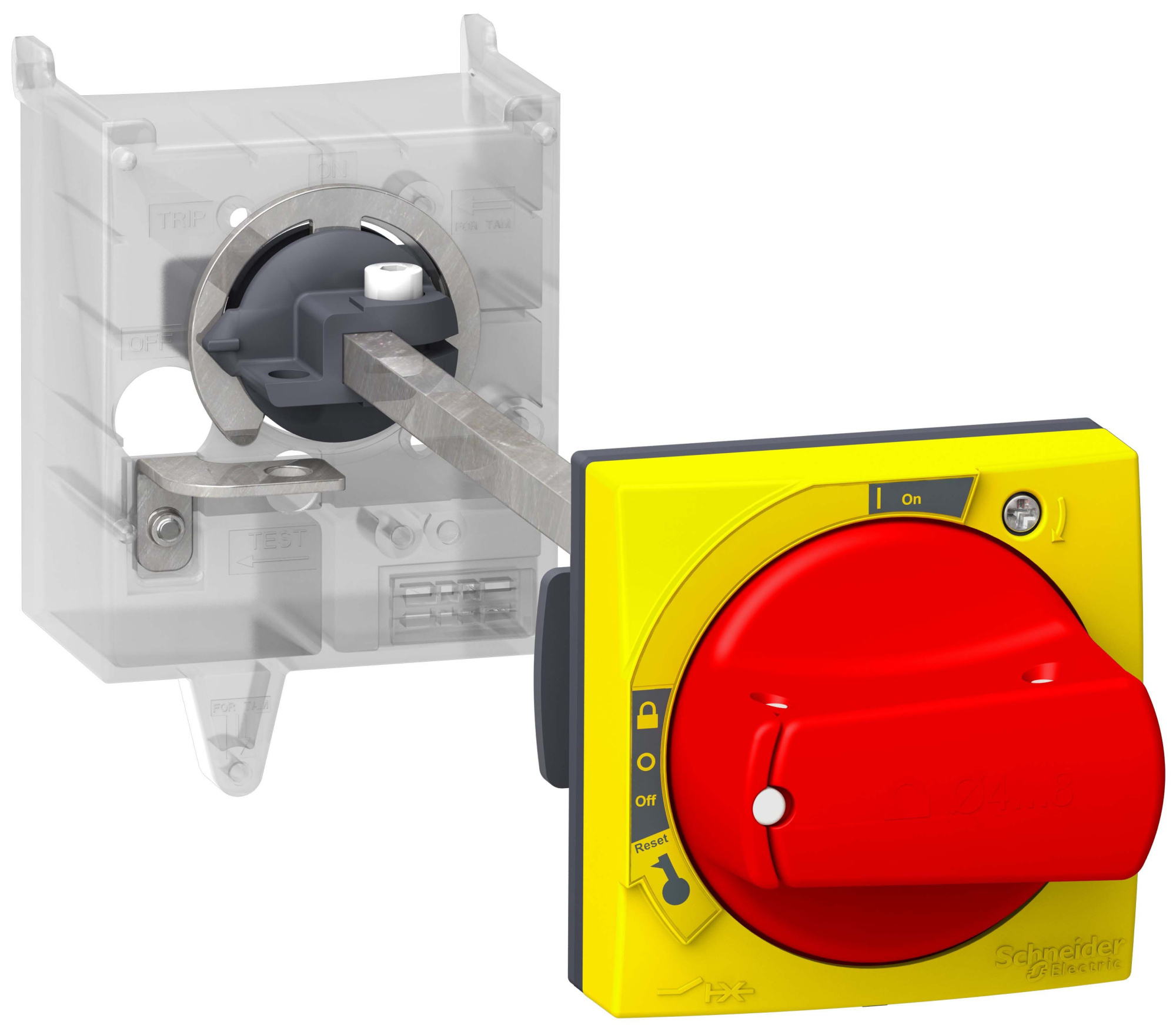 Красная рукоятка для gv3p/l,ip65 Schneider Electric, GV3APN04