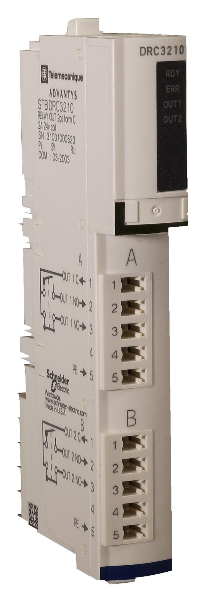 Модуль дискр. вых. реле, 2 кан (kомпл) Schneider Electric, STBDRC3210K