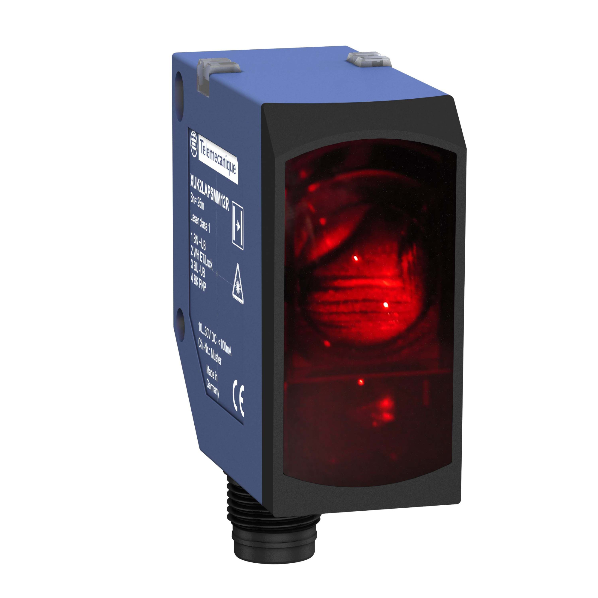 Лазерный фотодатчик, передатчик, 30 м, =10-30 в, м12, pnp Schneider Electric, XUK2LAKSMM12T