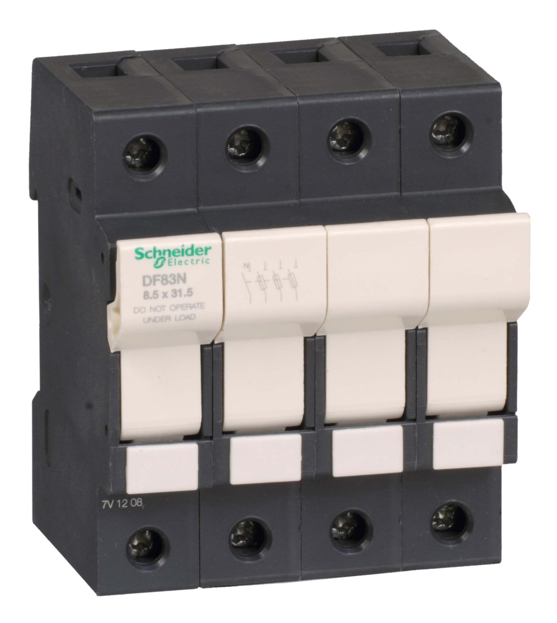 Разъединитель-предохранитель 25a.3р+n.8,5х31,5 Schneider Electric, DF83N