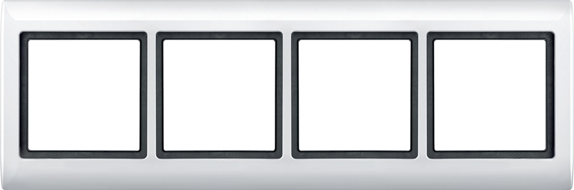 Рамка 4-постовая (полярный белый) Merten Aquadesign Schneider Electric, MTN400419