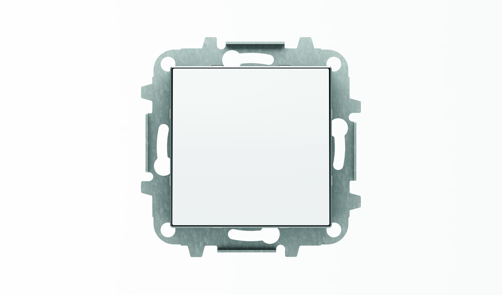 8500 BL Заглушка с суппортом,серия SKY, альпийский белый ABB, 2CLA850000A1101