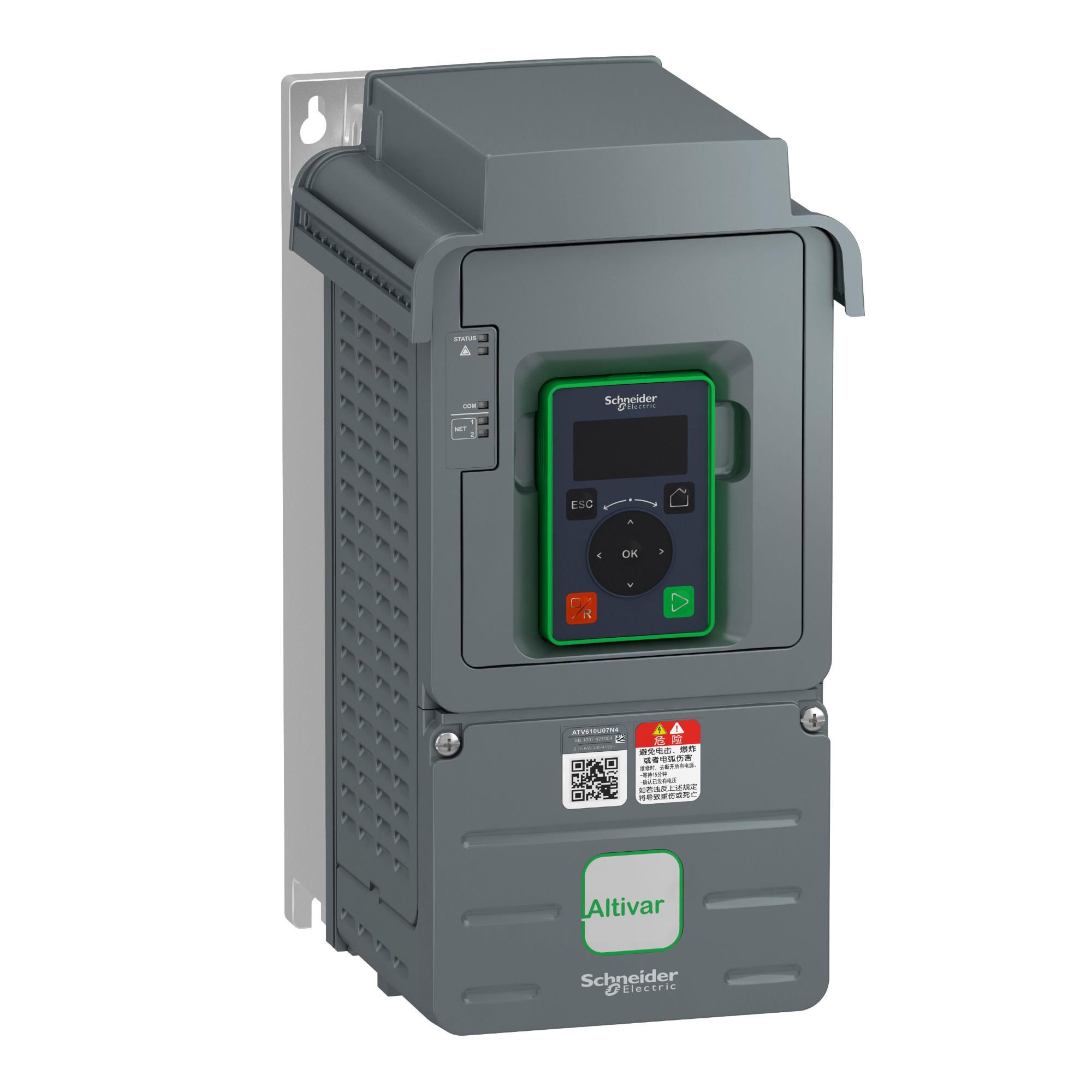 ATV610 Преобразователь частоты 3кBт 380B 3ф Schneider Electric, ATV610U30N4