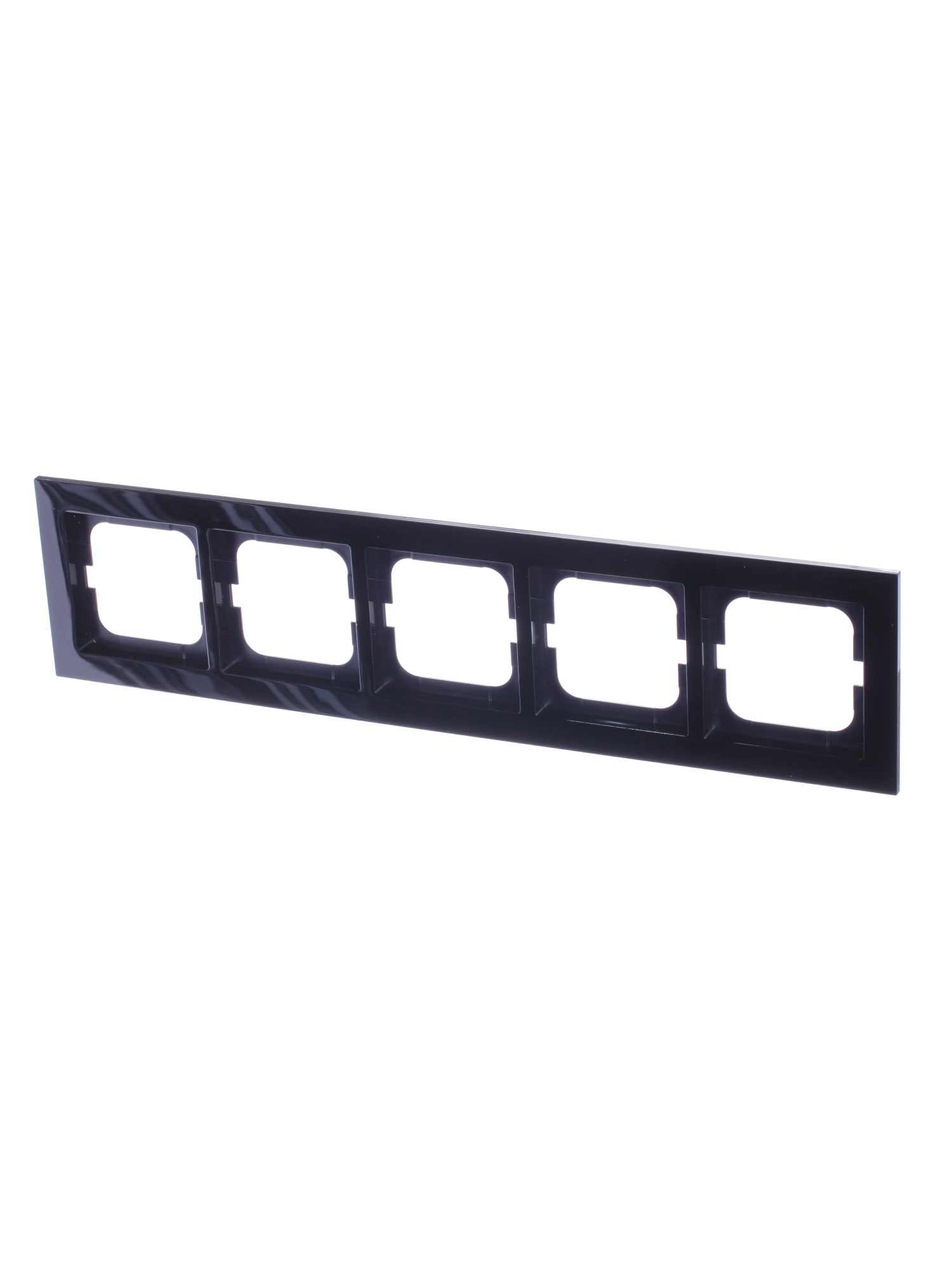 1725-281 Рамка 5-постовая, серия axcent, цвет чёрный ABB, 2CKA001754A4413