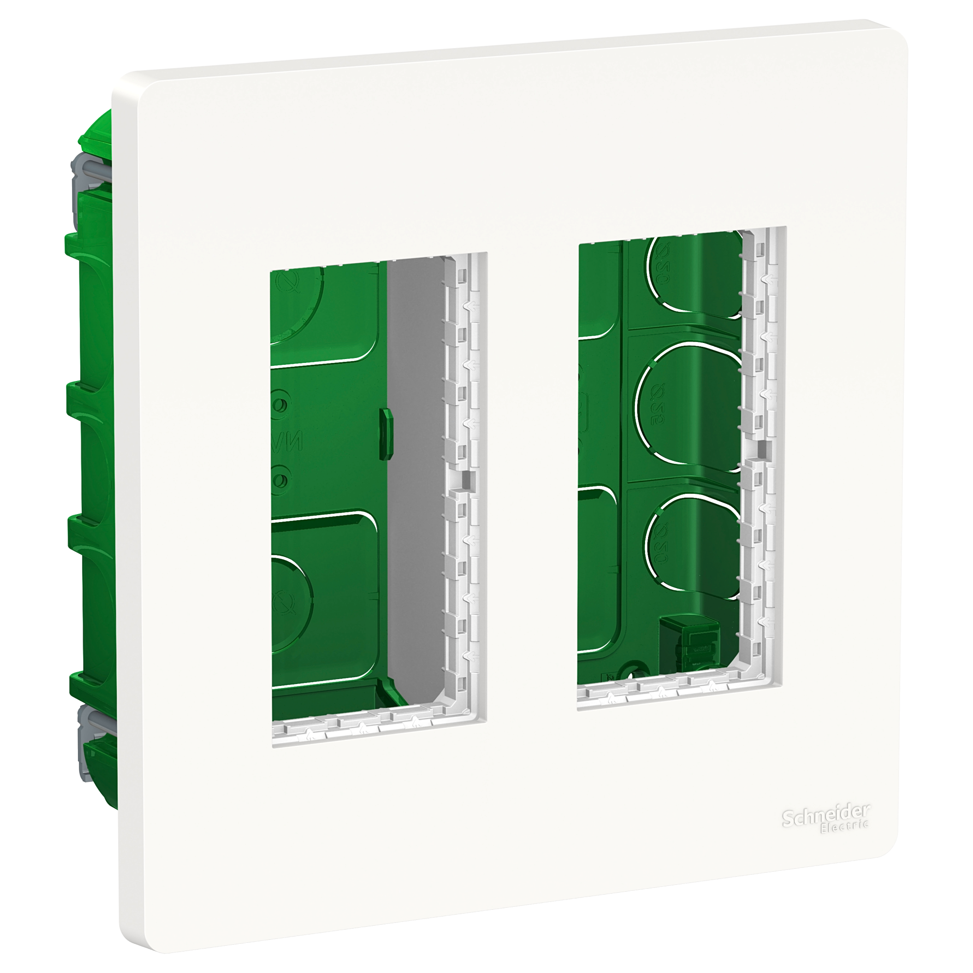 Блок скрытой установки 2х2 (белый) Unica System+ Schneider Electric, NU172418