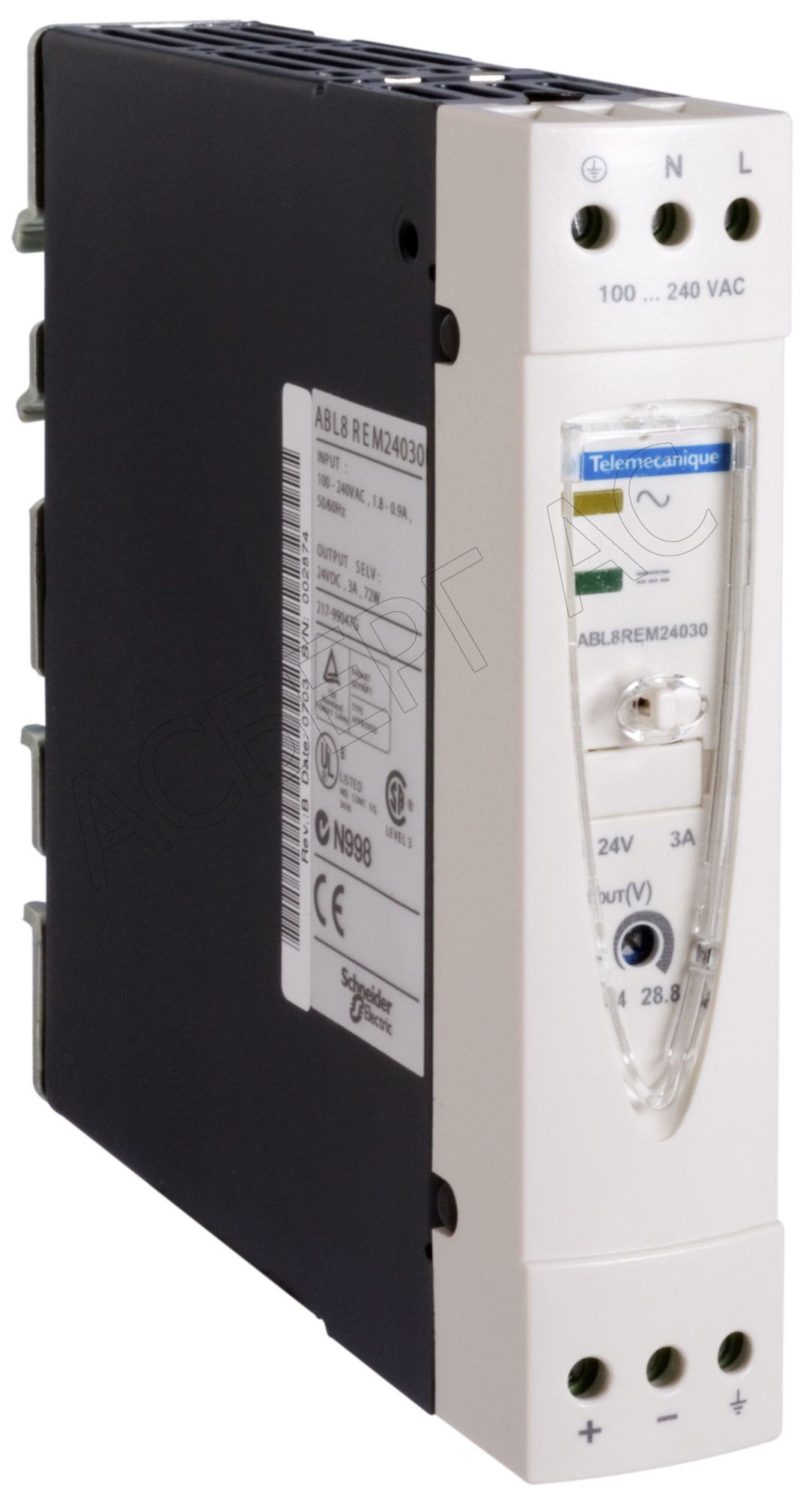 Модульный блок питания 100...240В AC,120...250В DC/24B DC ,3A Schneider Electric, ABL8REM24030