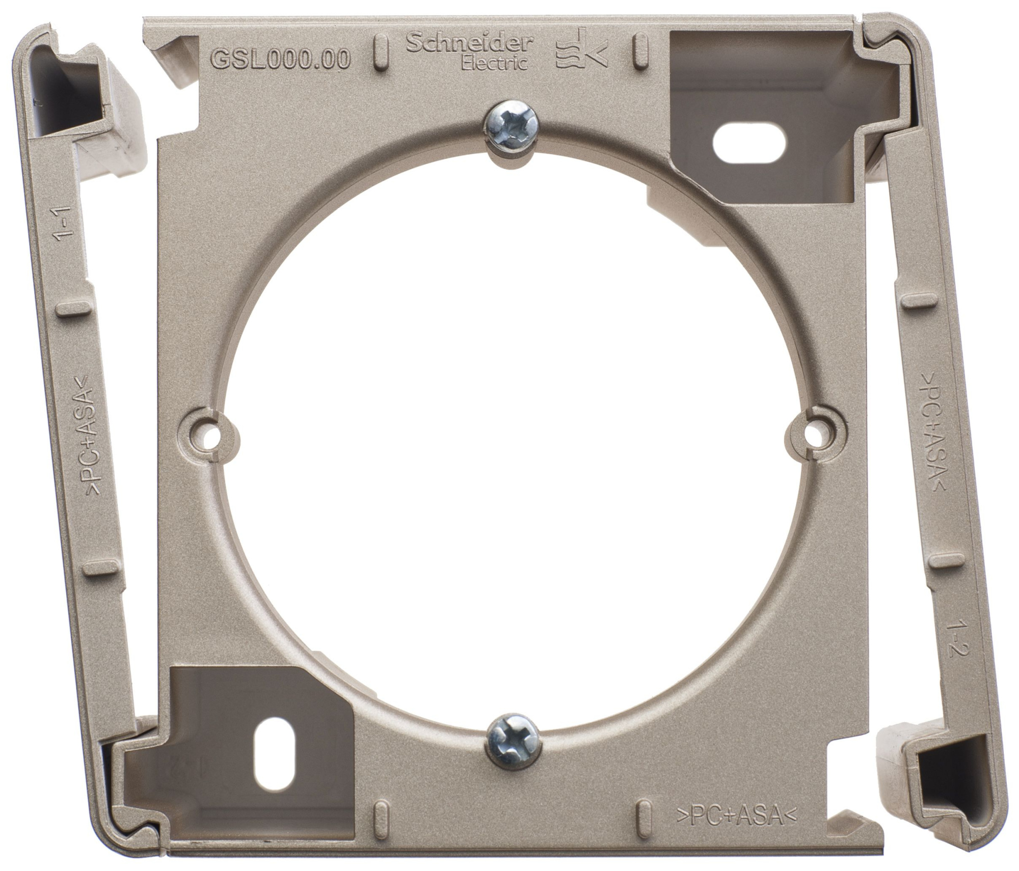 коробка наружного монтажа (титан) Glossa Systeme Electric, GSL000400