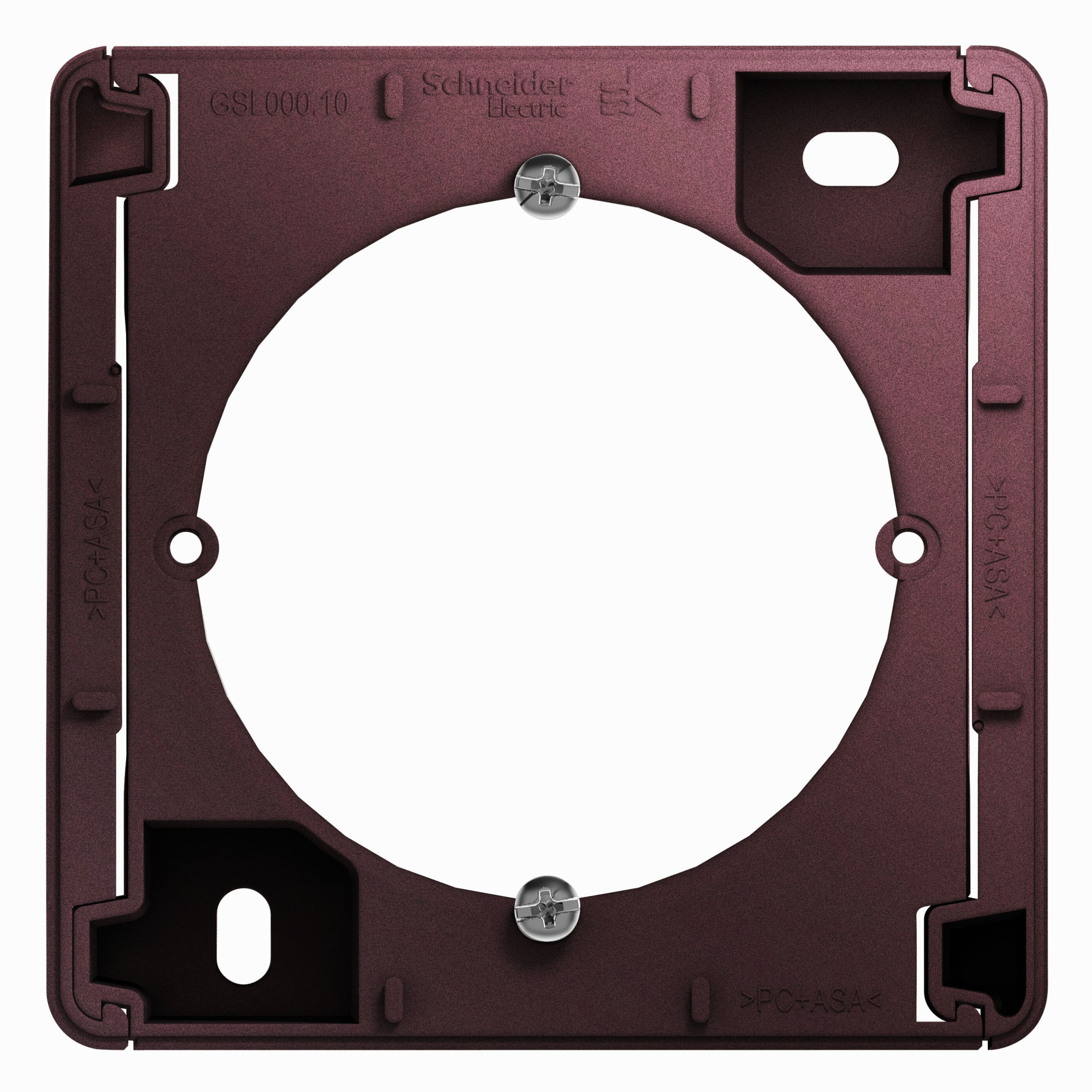 Коробка для наружного монтажа, (баклажановый) Glossa Systeme Electric, GSL001100