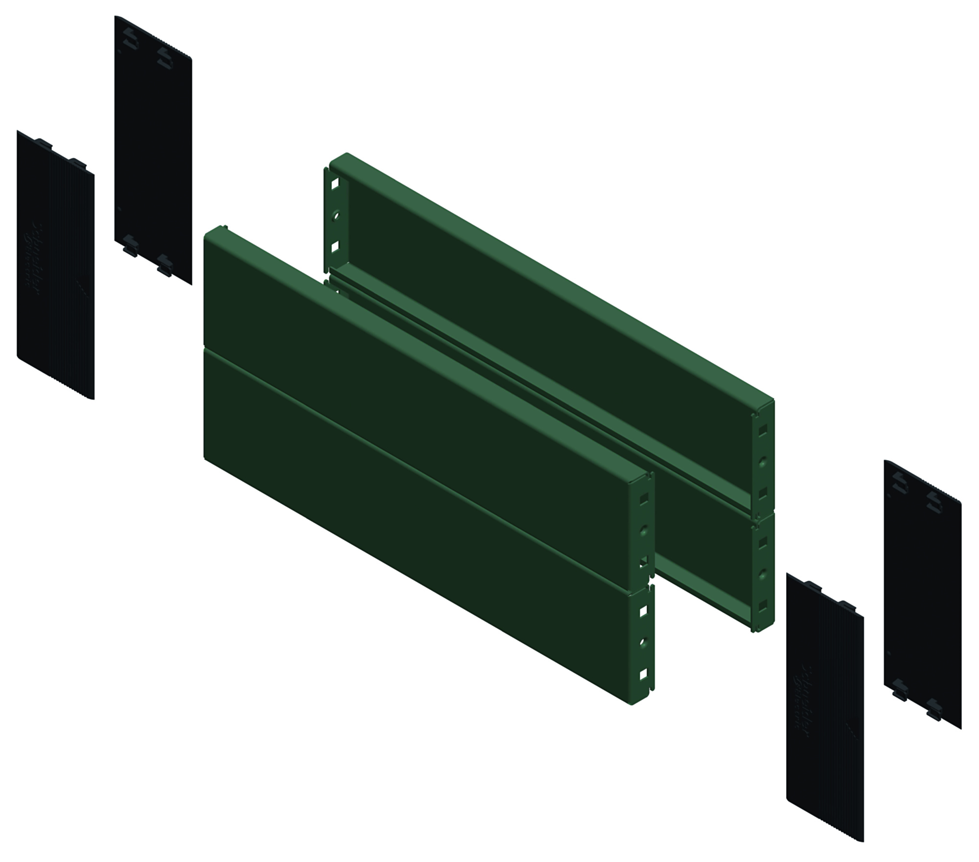 4 боковые панели цоколя 1200x200 Schneider Electric, NSYSPS12200
