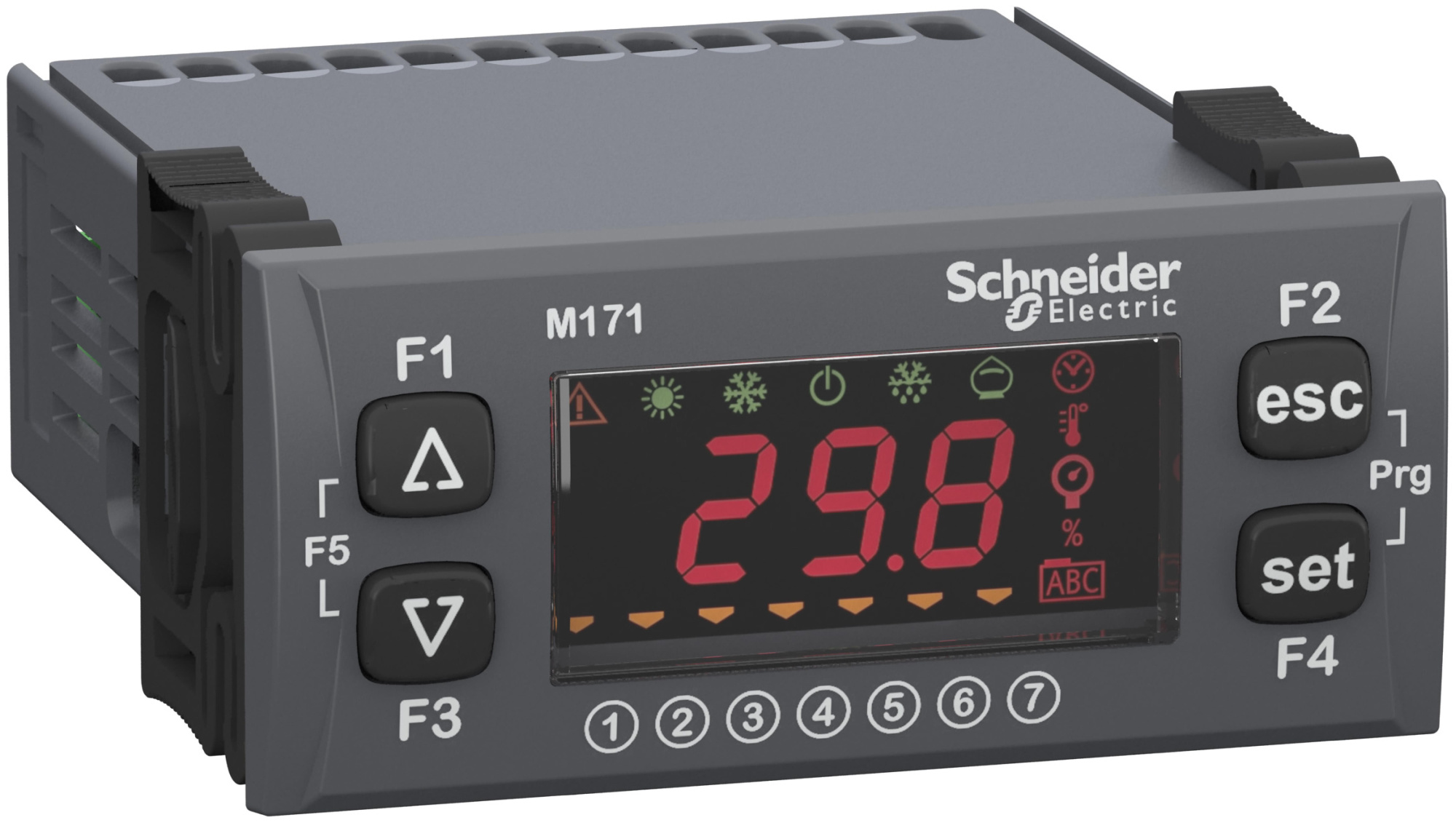 Оптим плк м171, скрытый монтаж, 22 i/os Schneider Electric, TM171OF22R