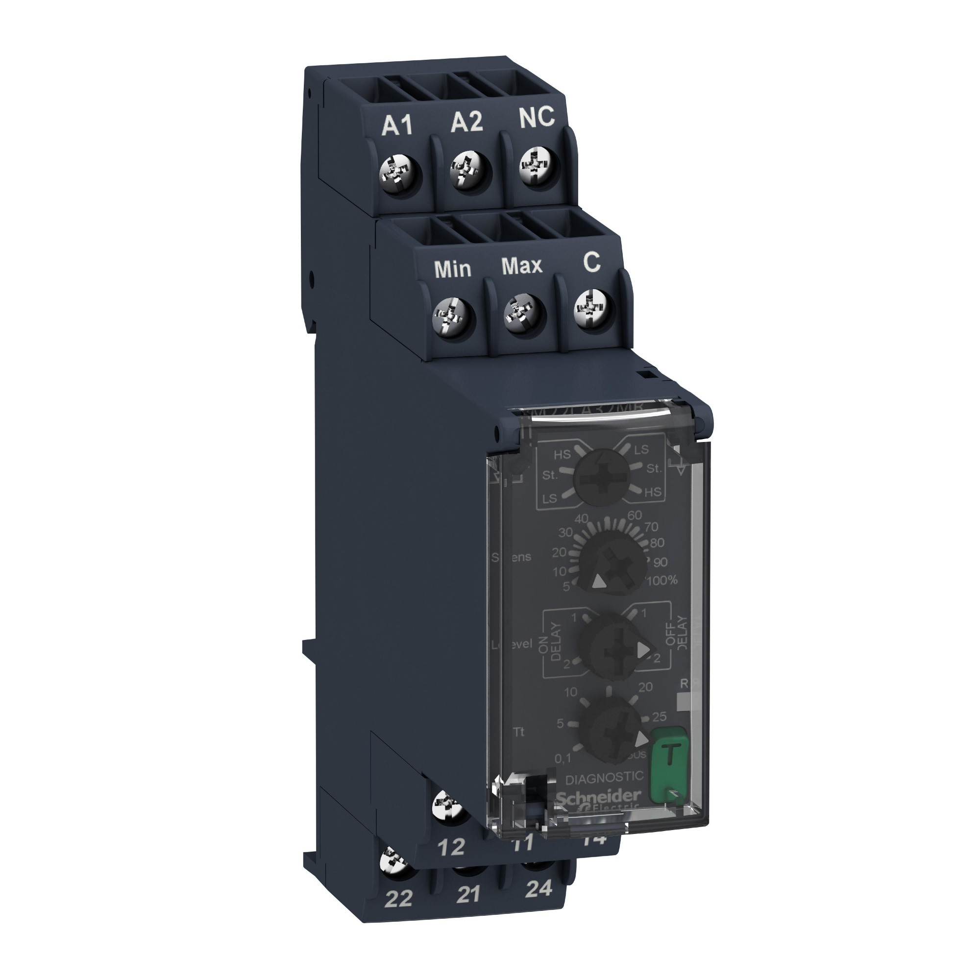 Реле контроля уровня жидкости, 8A, 2CO, 24-240В AC/DC Schneider Electric, RM22LA32MR