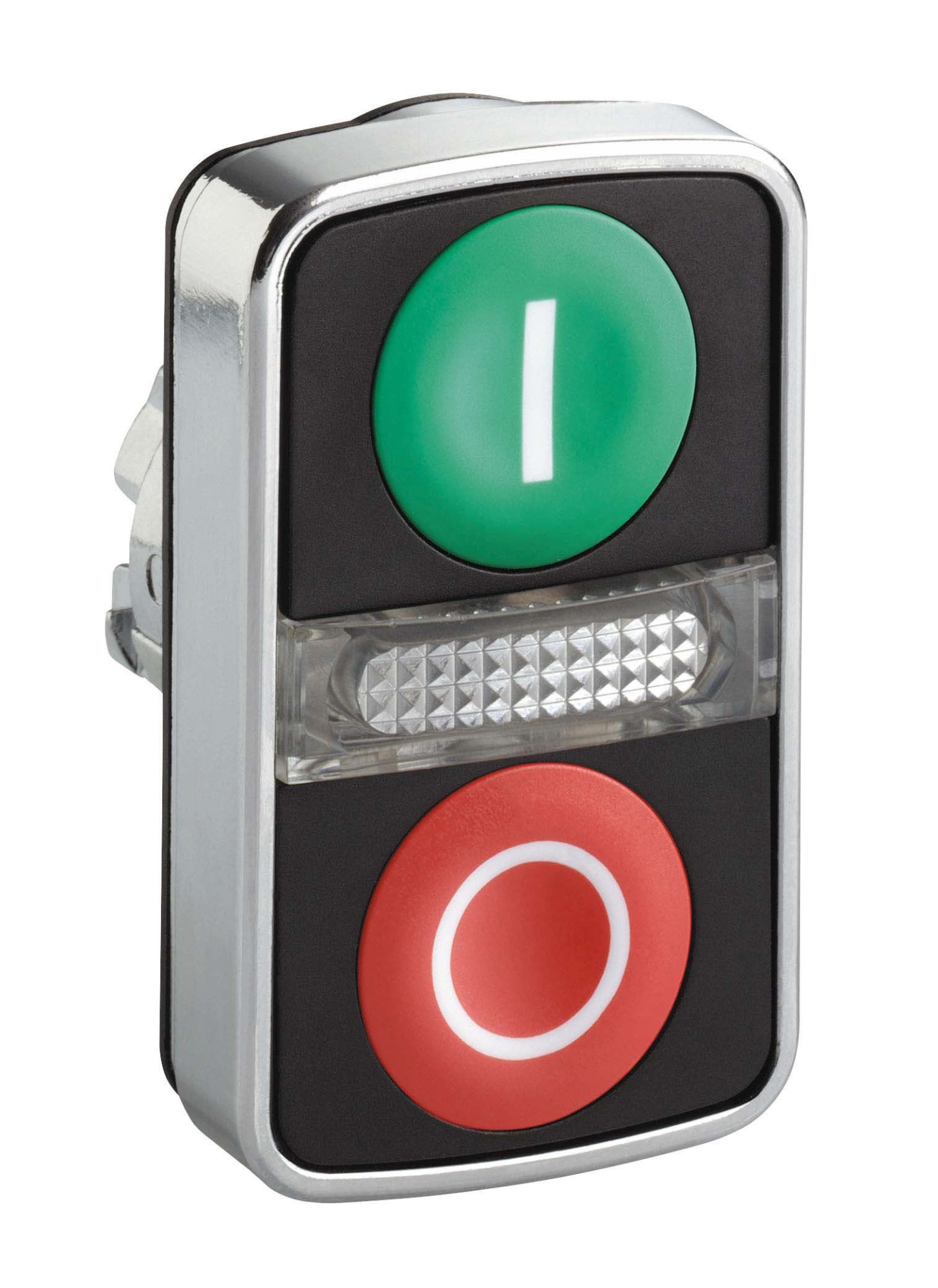 Головка кнопки двойная с маркировк + led zb4bw7l37417 Schneider Electric, ZB4BW7L37417
