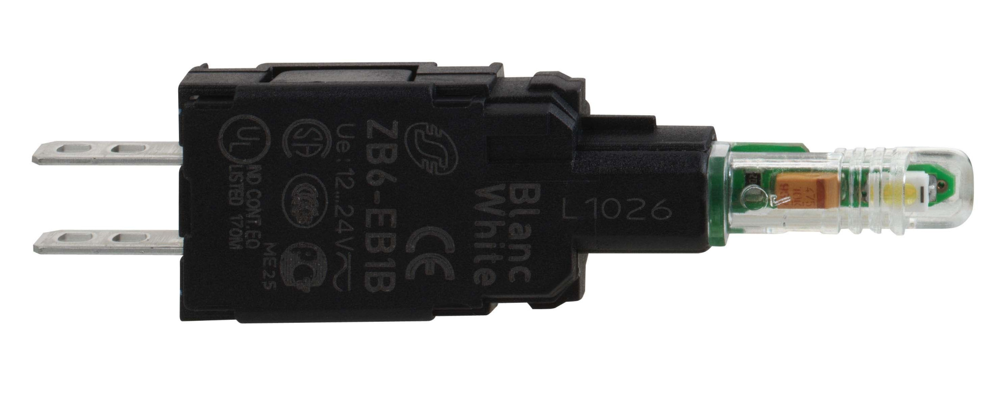 Корпус сигнальной лампы (лампа белая) Schneider Electric, ZB6EB1B