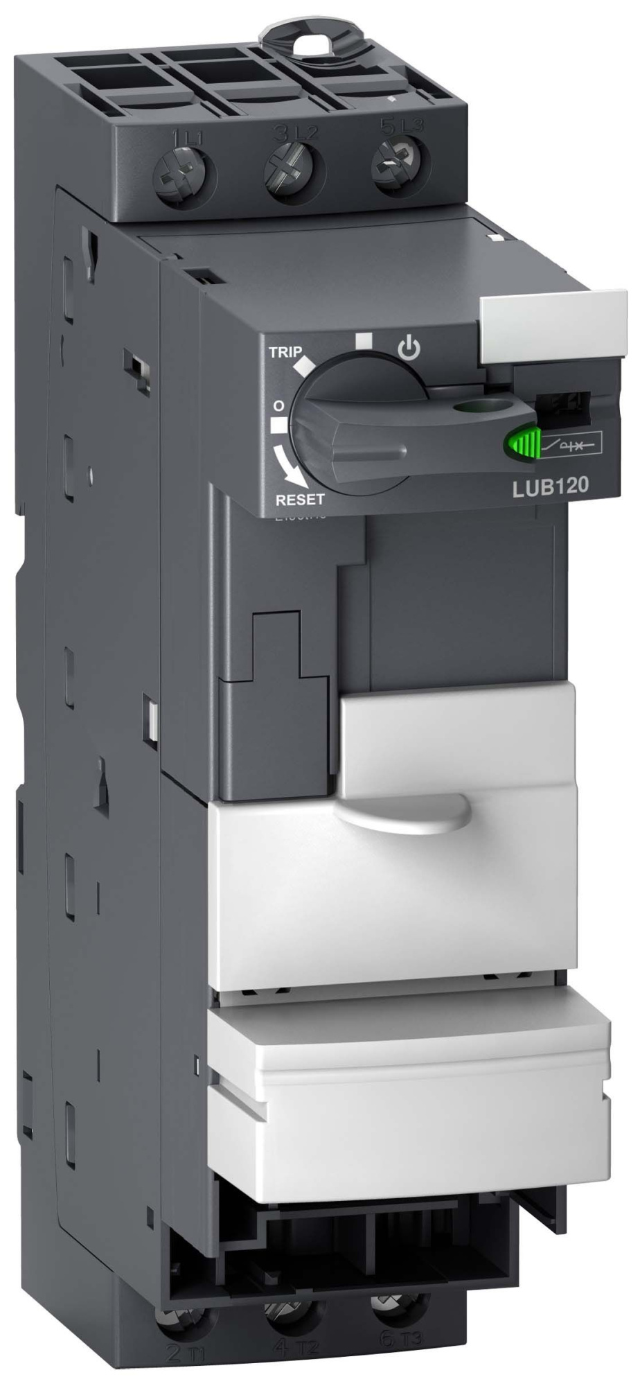 Силов блок 12а без клеммника доп конт Schneider Electric, LUB120