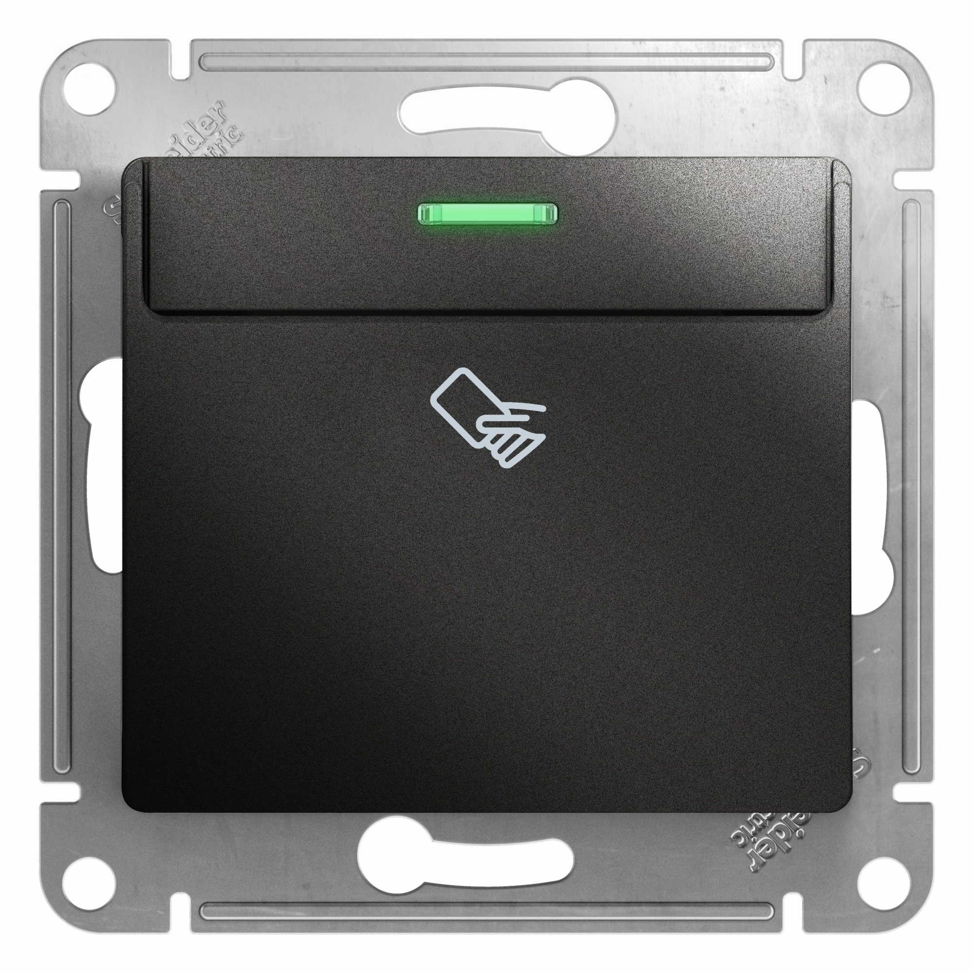 Выключатель карточный, сх.6, механизм (антрацит) Glossa Systeme Electric, GSL000769