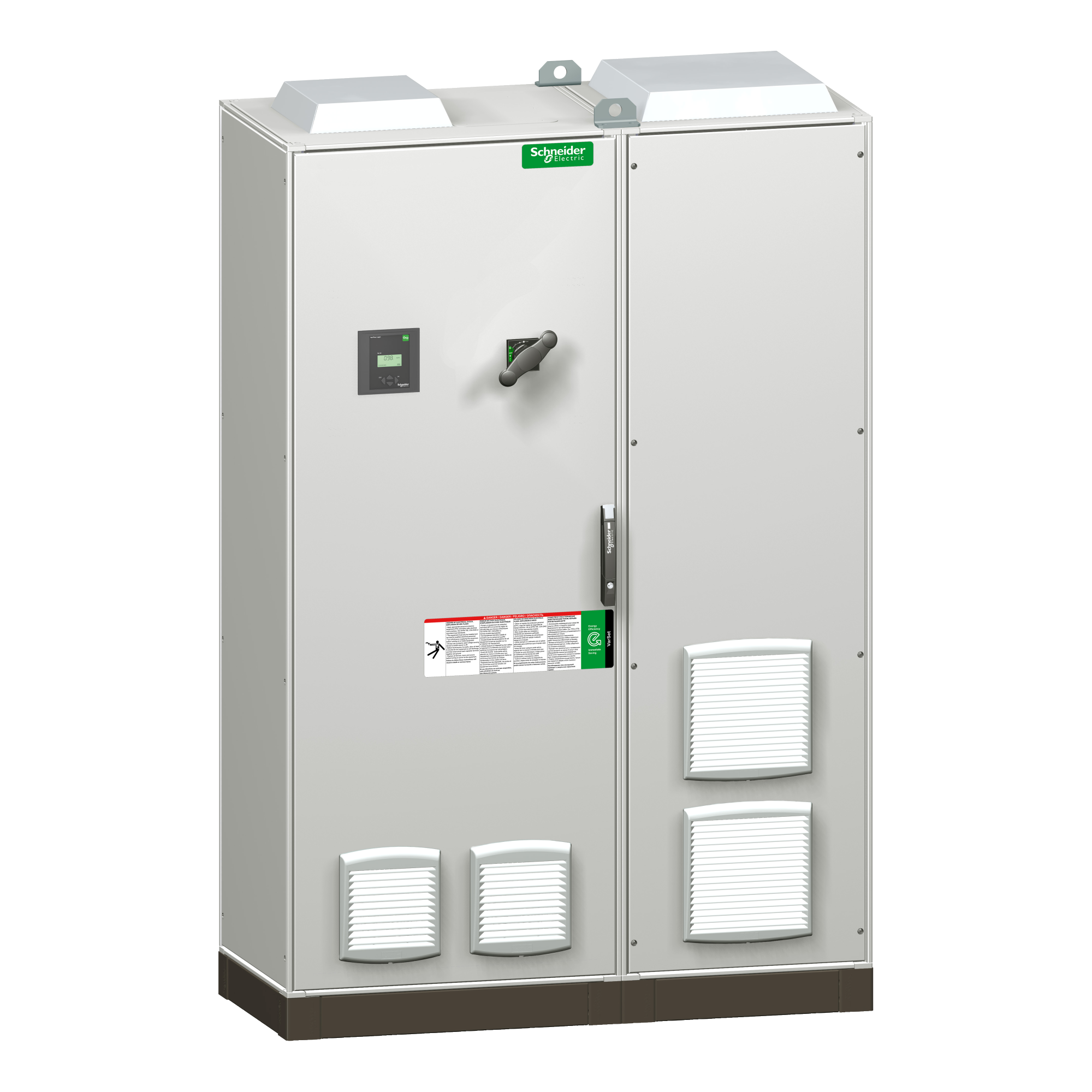 Укрм varset 500 квар 400в для загрязненной сети dr3,8, ввод сверху Schneider Electric, VLVAF6P03520AC
