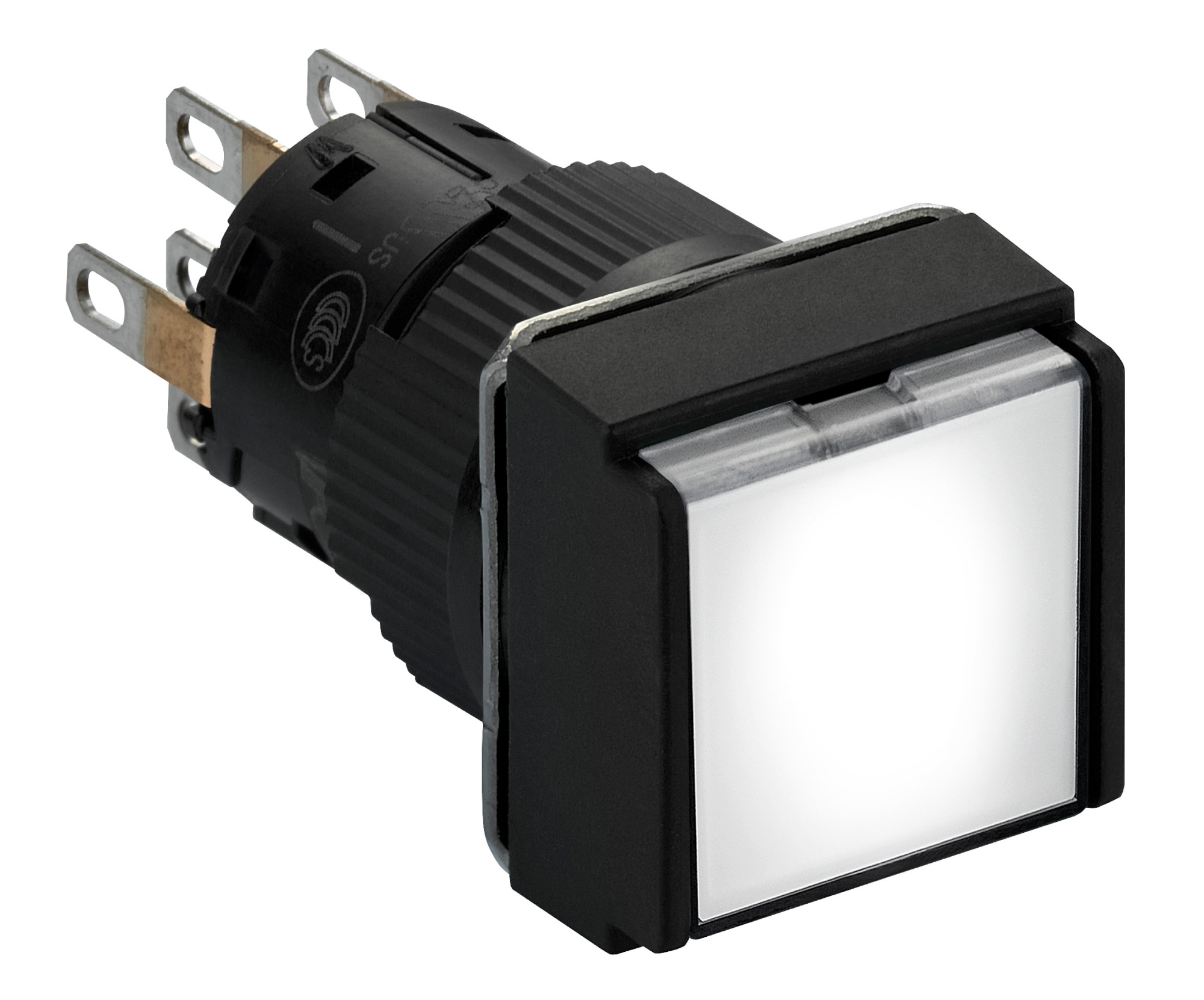 Кнопка белая с подсв., 16 мм, 24 в Schneider Electric, XB6ECF1B2P