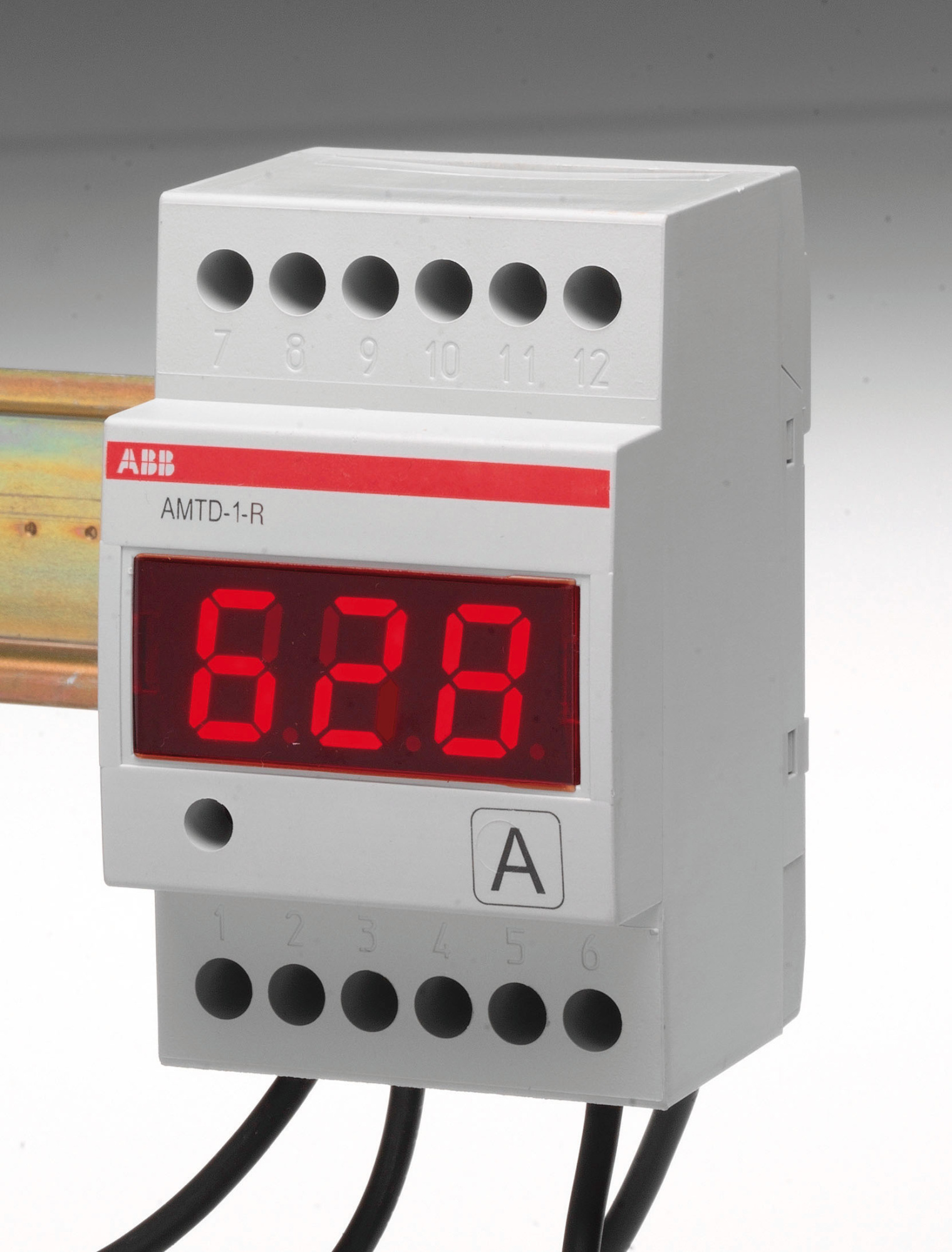 AMTD-1-R Амперметр цифровой перем.ток релейный выход  ABB, 2CSM274773R1011