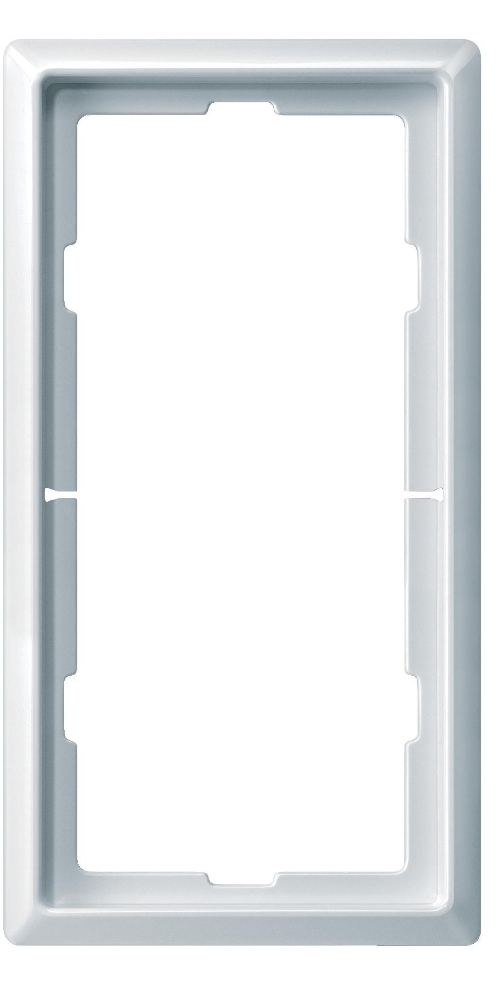 Рамка 2-постовая, б/перегородки, sd (полярный белый) Merten Artec Schneider Electric, MTN481819