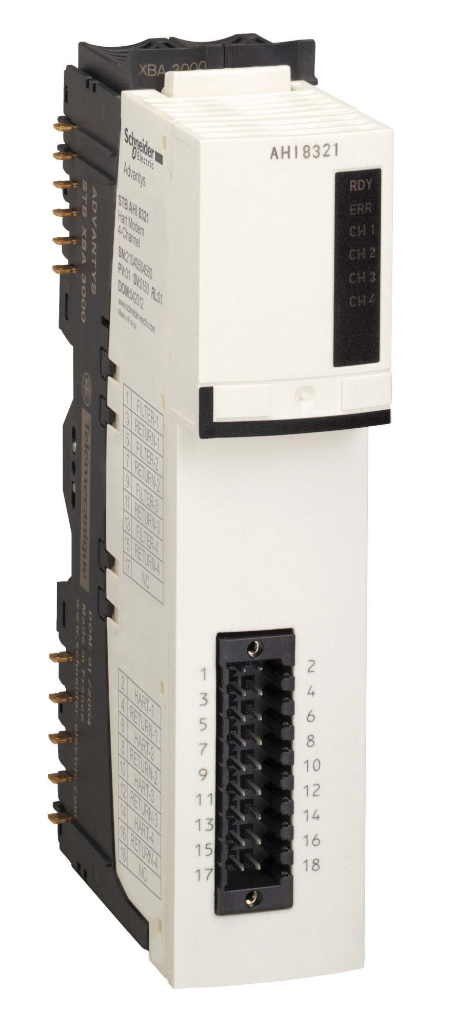Модуль интерфейсный hart, 4 канала Schneider Electric, STBAHI8321KC
