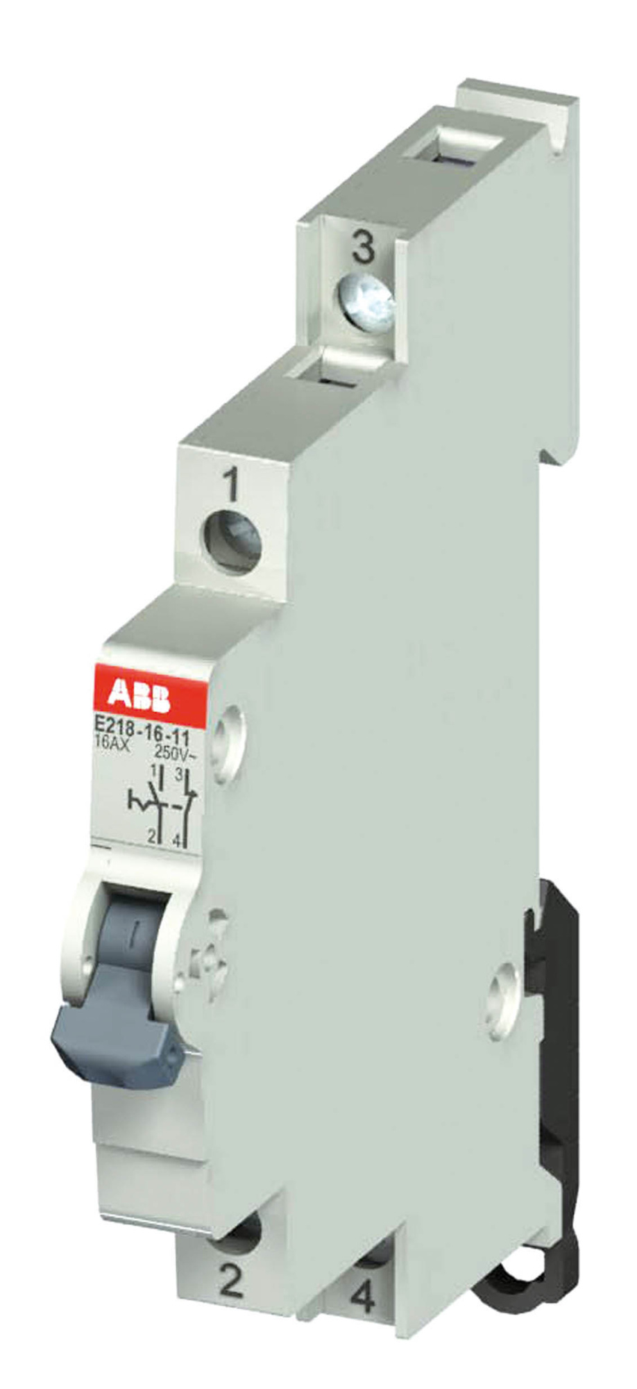 E218-25-11 Выключатель 2-поз. I-0 на DIN-рейку 25А 1НО+1НЗ 250В AC ABB, 2CCA703051R0001