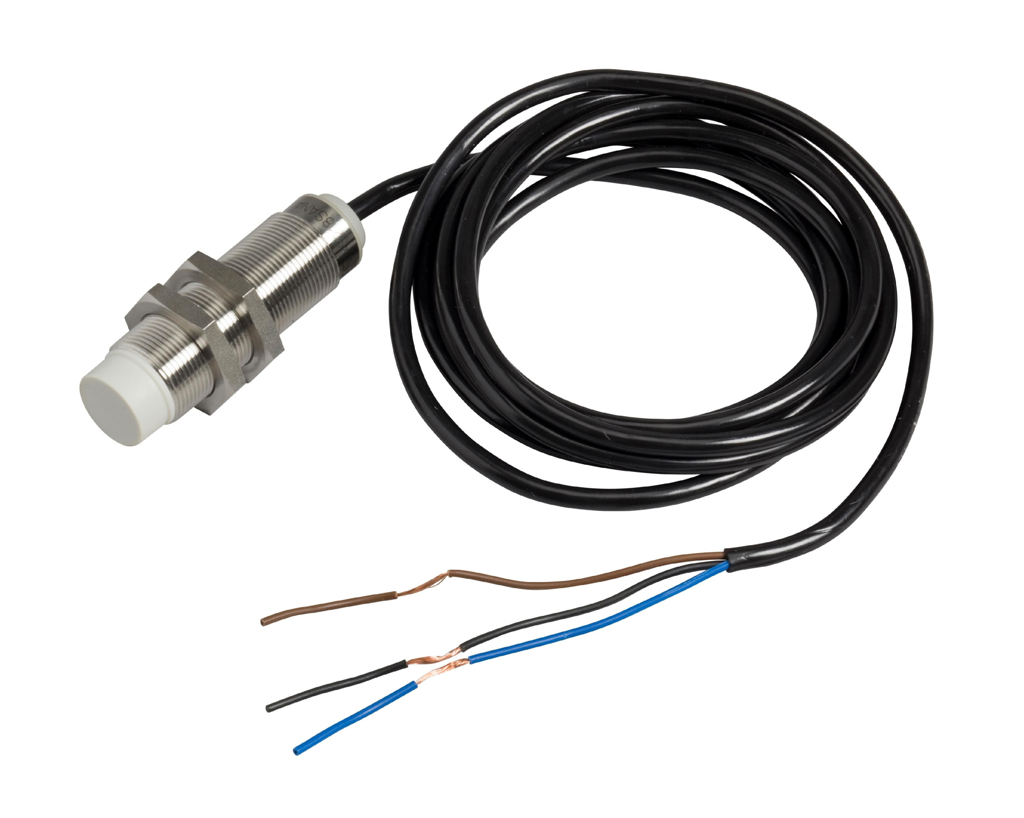 Индукт. датчик, цилиндр., м18, 24-240 в xs218samau20 Schneider Electric, XS218SAMAU20