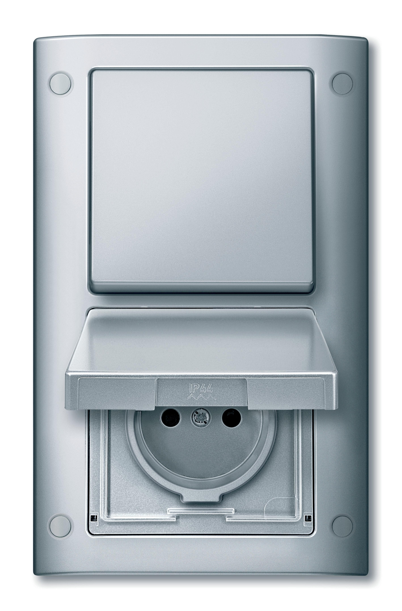 Клавиша 1-клавишная (алюминий) Merten Aquadesign Schneider Electric, MTN343160