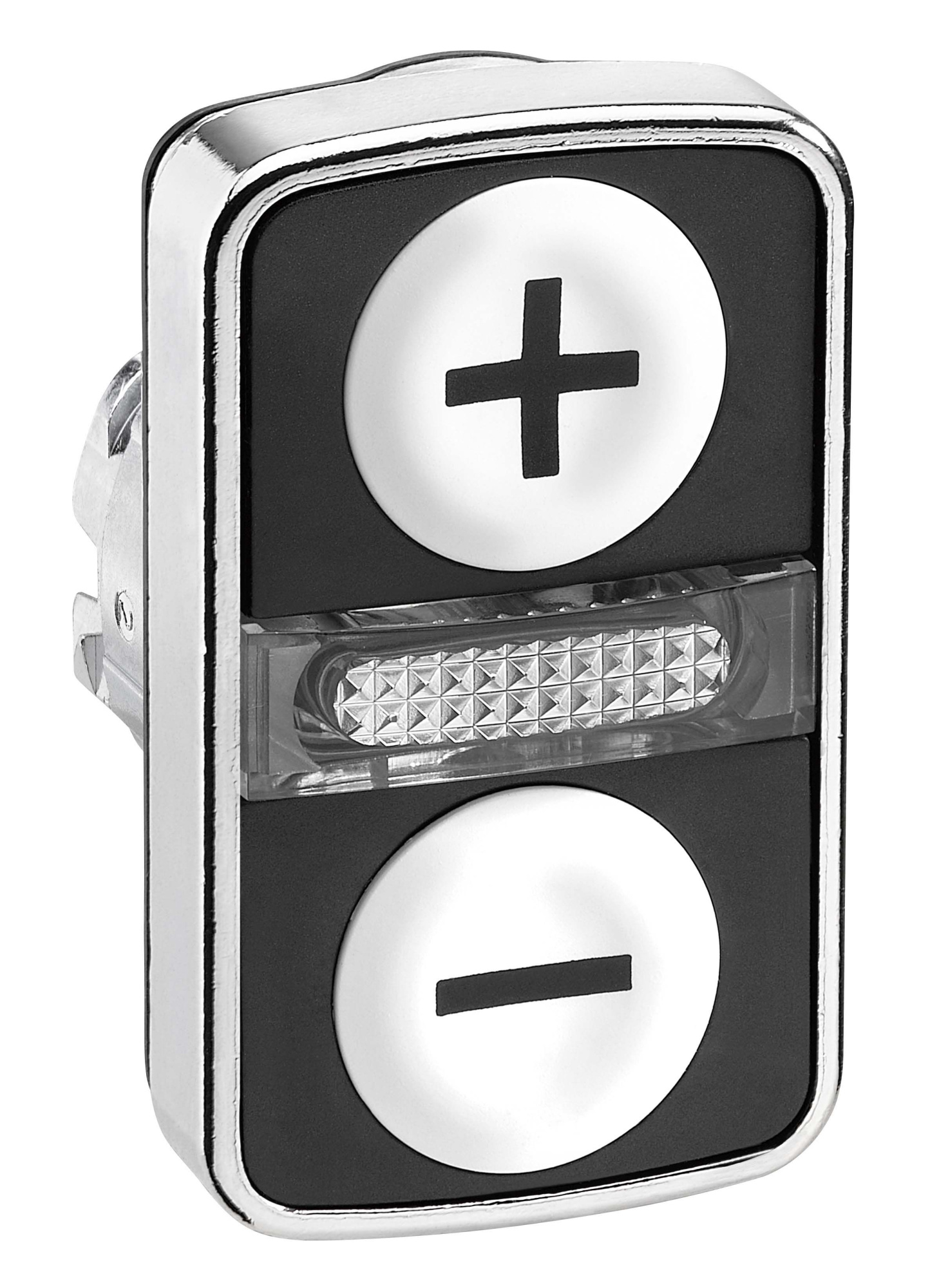 Головка кнопки двойная с маркировк + led zb4bw7a1715 Schneider Electric, ZB4BW7A1715