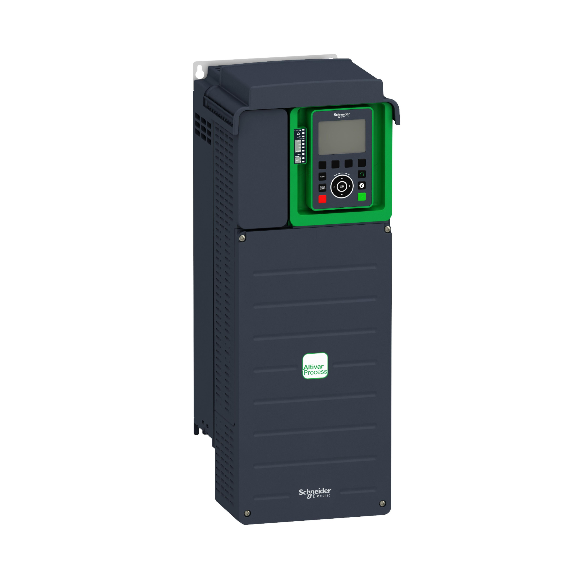 Преобразователь частоты 15 кВт, 400–480В, 3 фазы, IP21, с тормозным блоком Schneider Electric, ATV930D15N4
