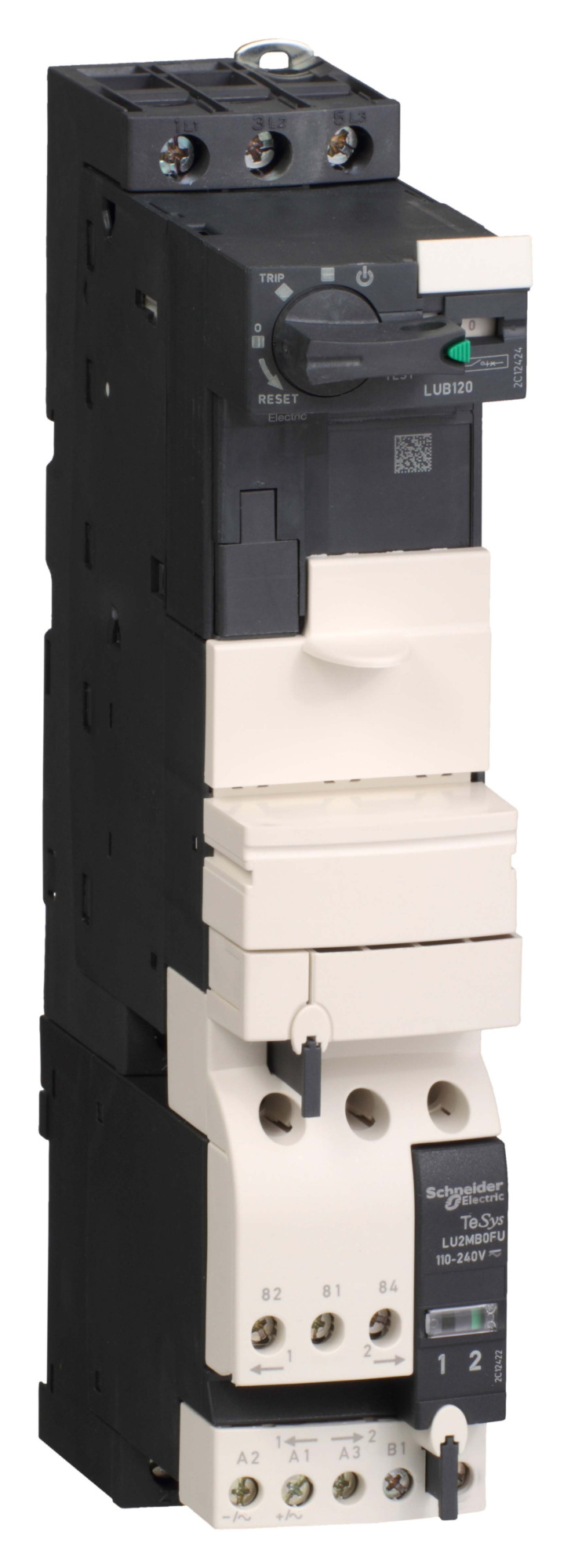 Реверс блок 12a 24v ac с клеммн Schneider Electric, LU2B12B