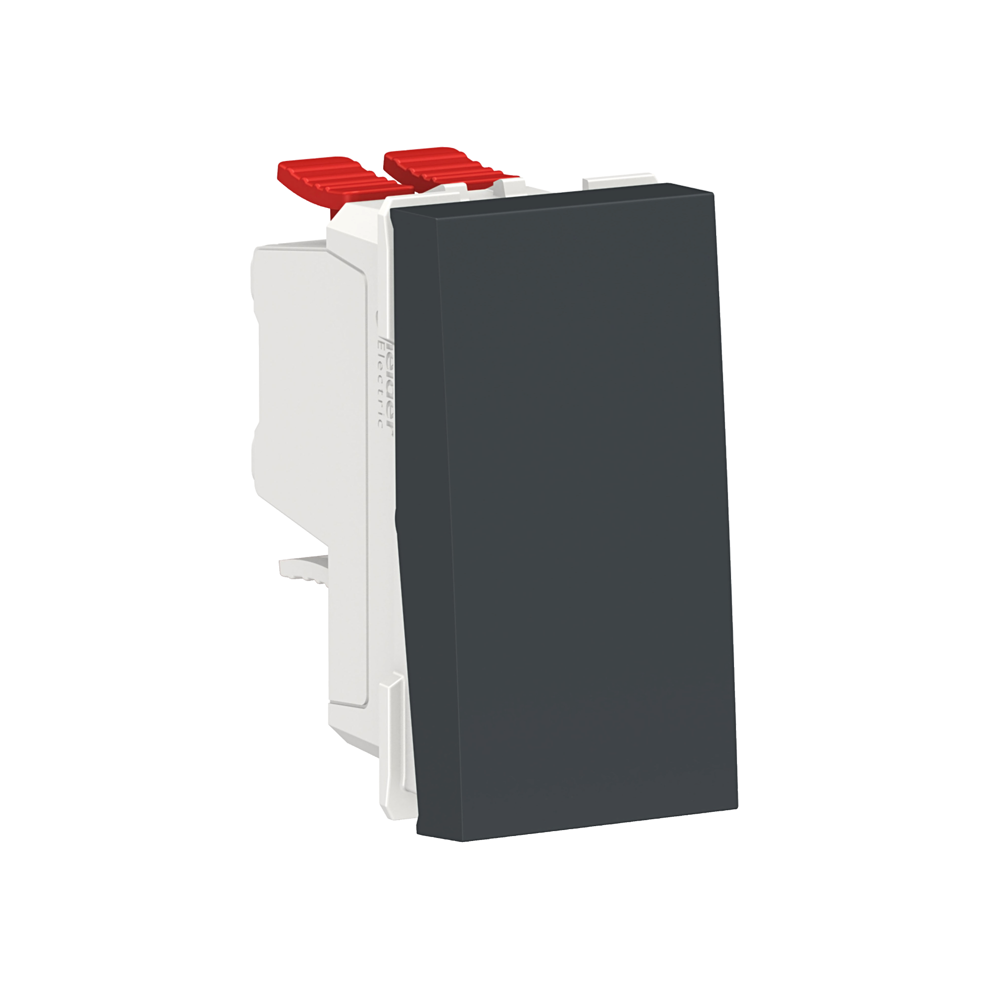 Переключатель 1-клавишный, перекрест, сх. 7, 10 ax, 250в (антрацит) Unica Modular Schneider Electric, NU310554