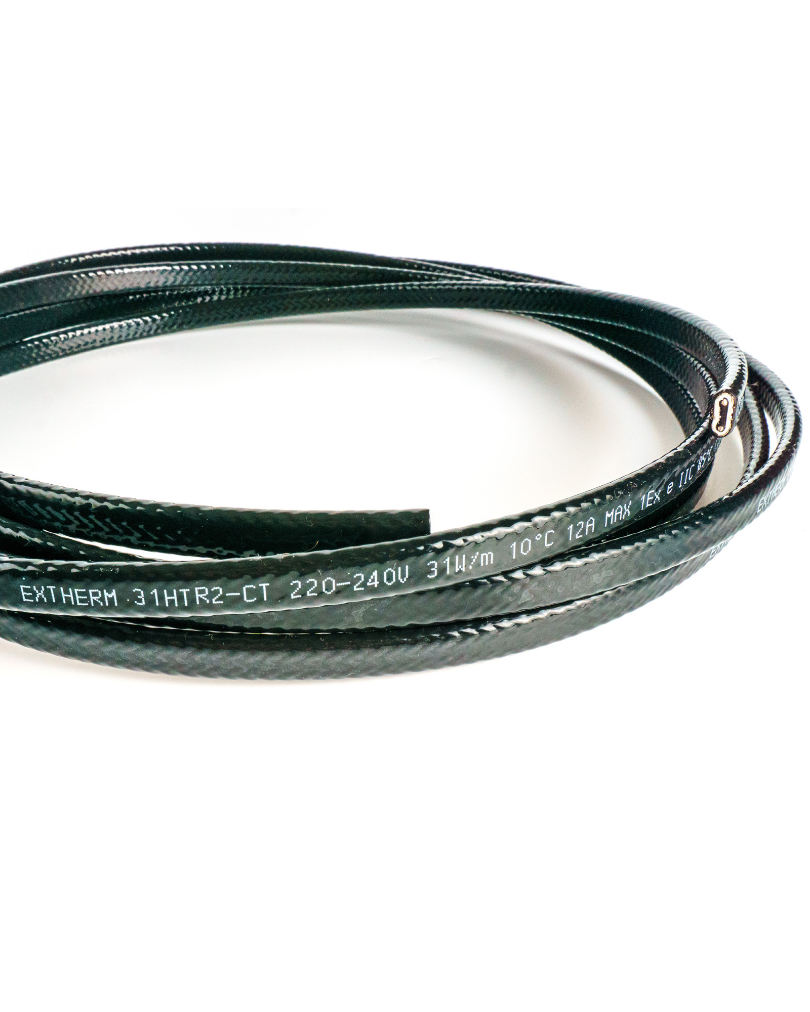 Extherm Extherm 25HXTR2-CR Саморегулирующийся нагревательный кабель промышленного применения (трубы, узлы, резервуары) 25 Вт/м, 16AWG, термопласт