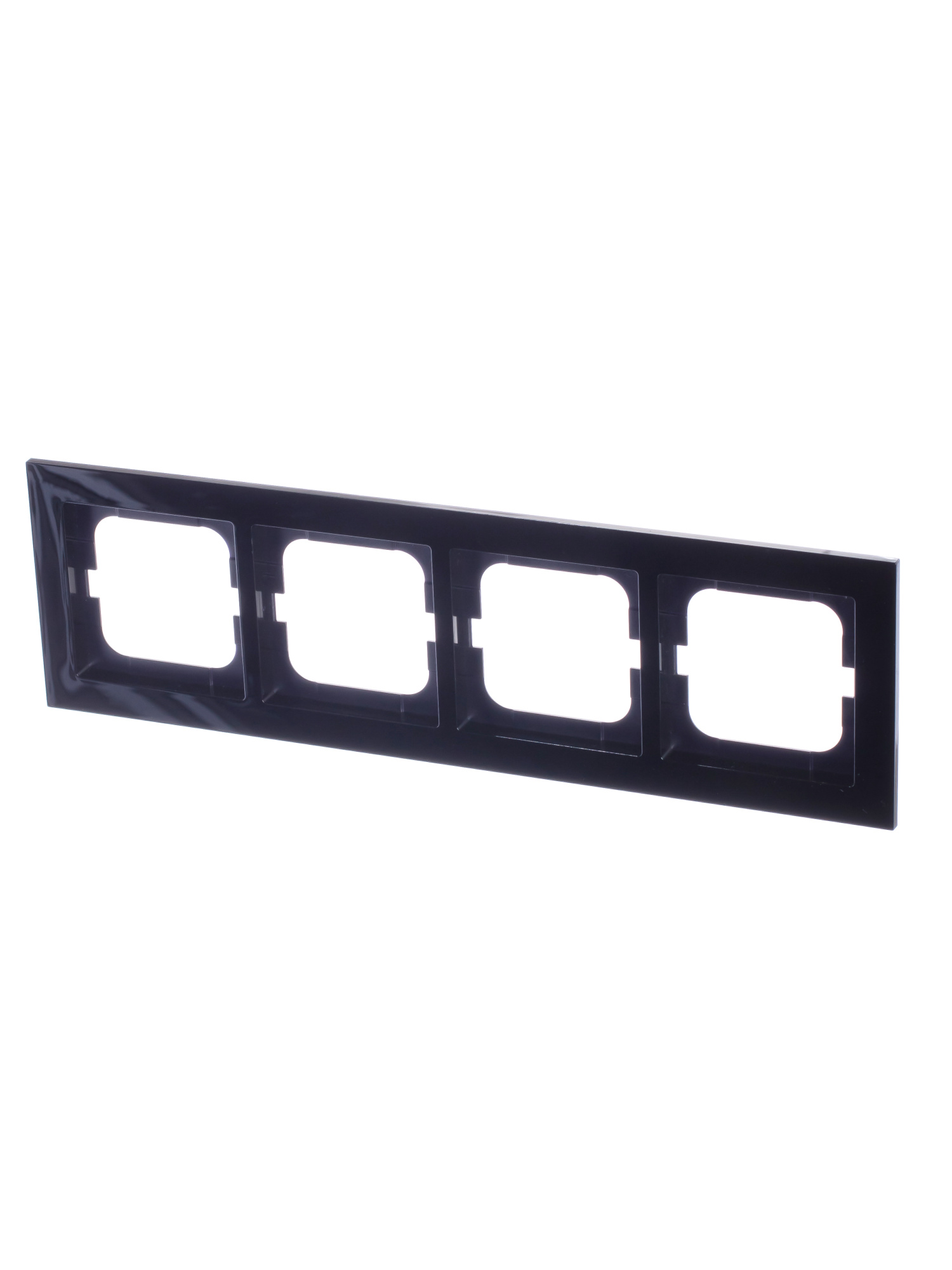 1724-281 Рамка 4-постовая, серия axcent, цвет чёрный ABB, 2CKA001754A4412