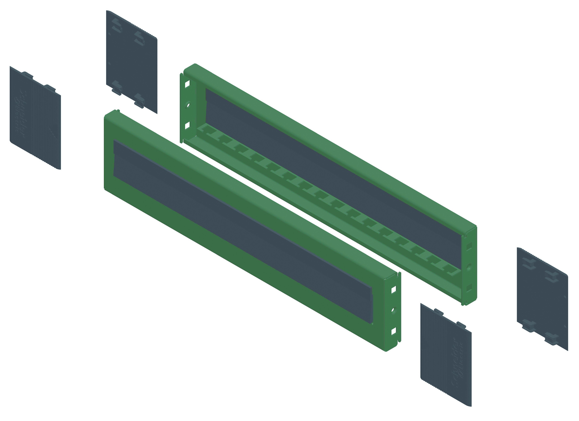 2 боковые панели цоколя с щет. 600x100 Schneider Electric, NSYSPB6100