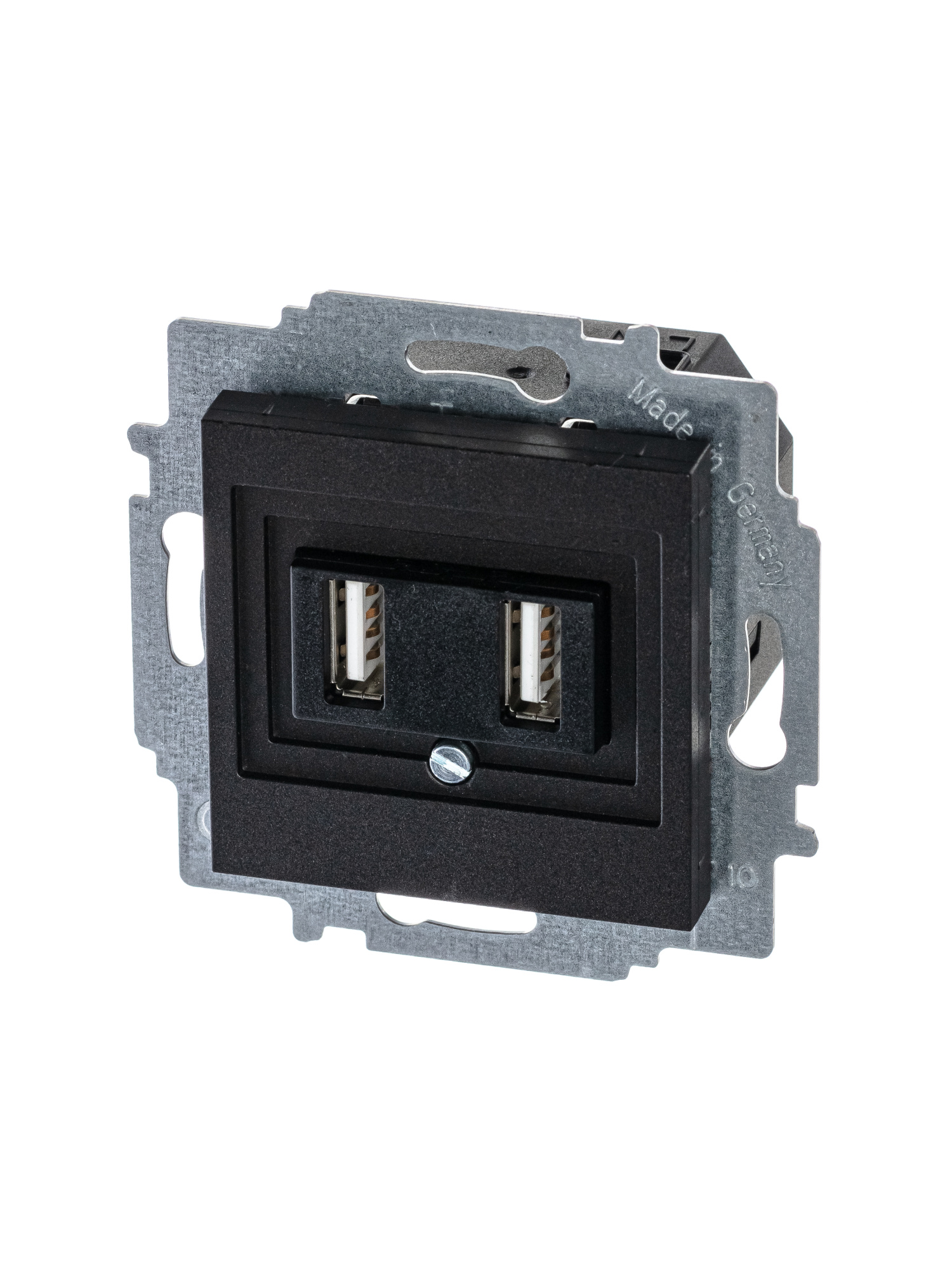 5014H-A00040 63W USB зарядка двойная, Levit, антрацит ABB, 2CHH290040A6063