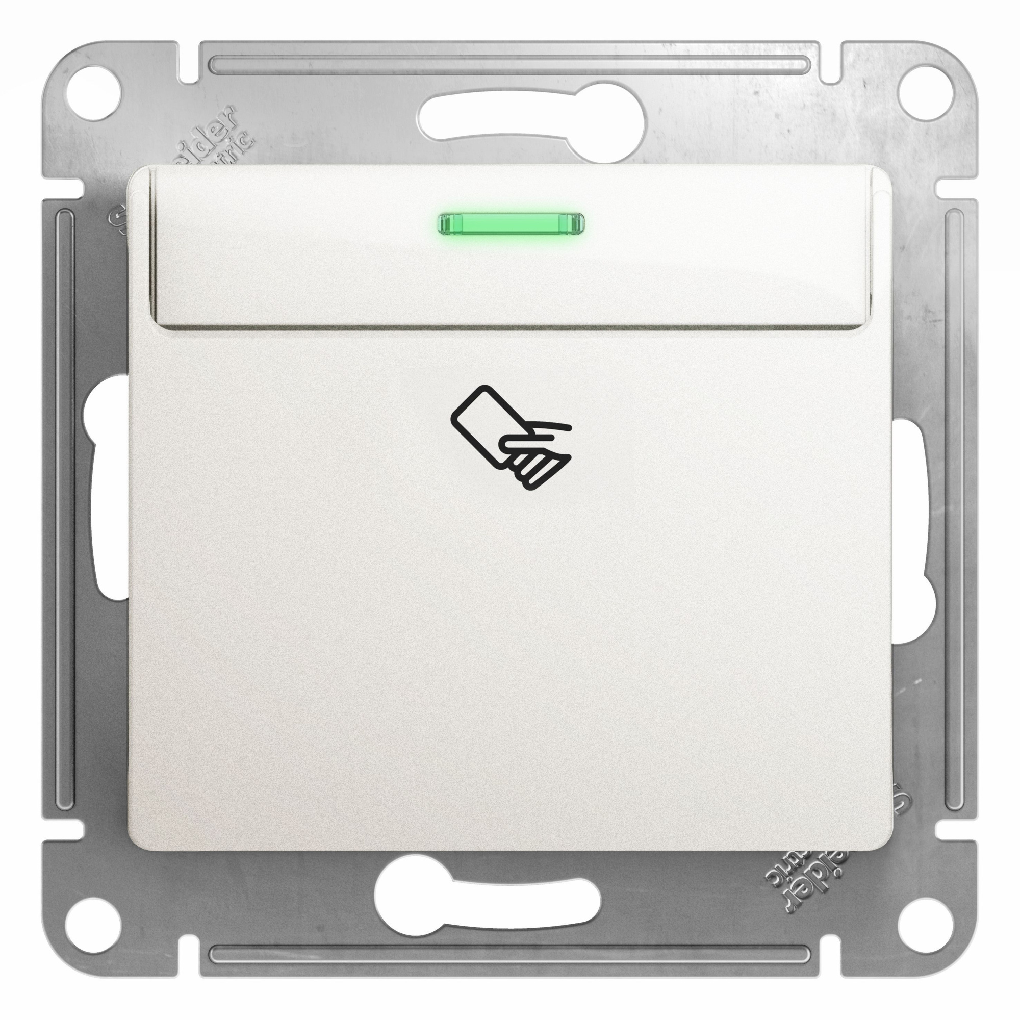 Выключатель карточный, сх.6, механизм (перламутр) Glossa Systeme Electric, GSL000669