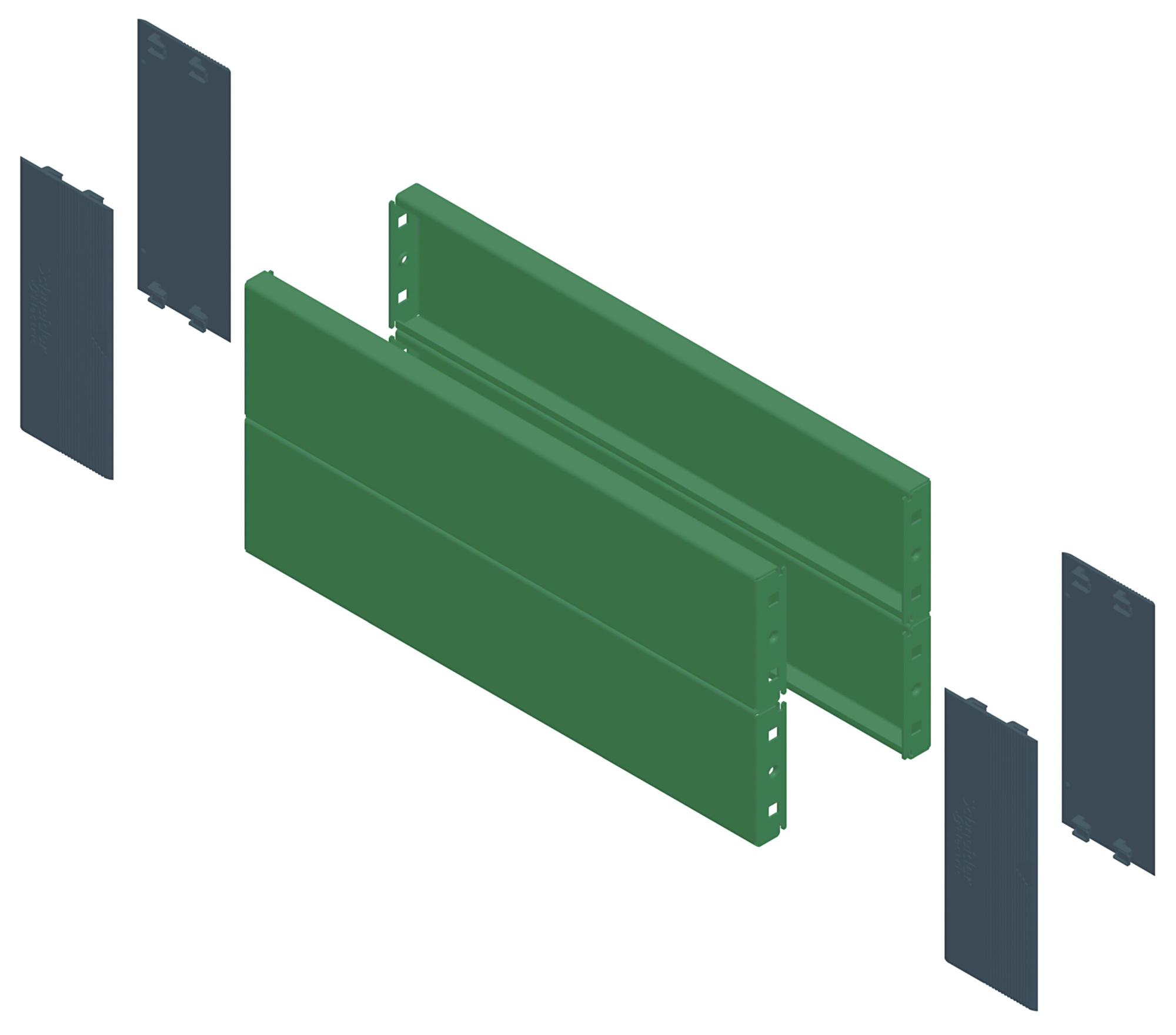4 боковые панели цоколя 500x200 Schneider Electric, NSYSPS5200SD